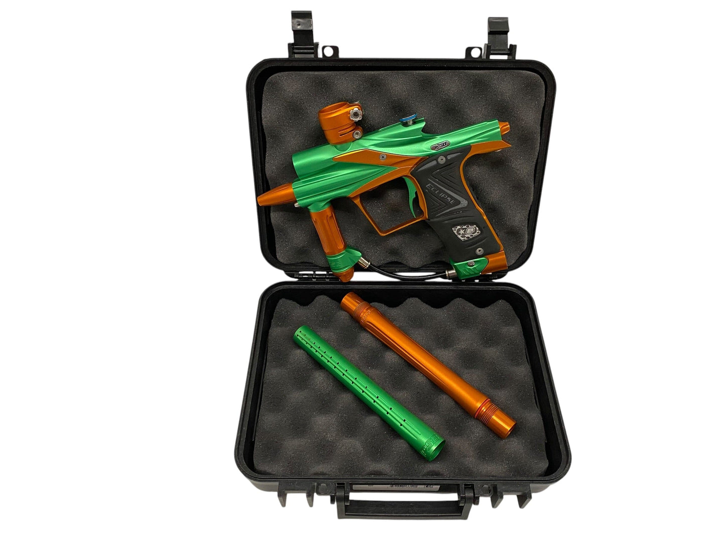 Used Planet Eclipse Ego 11 + DART KIT Green/Orange Paintball Gun Paintball Gun from CPXBrosPaintball Buy/Sell/Trade Paintball Markers, New Paintball Guns, Paintball Hoppers, Paintball Masks, and Hormesis Headbands