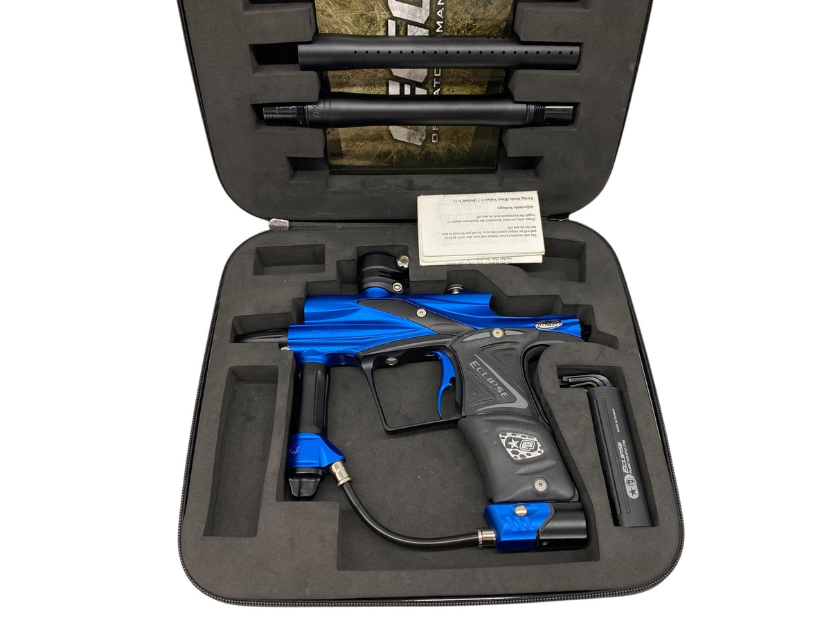Used Planet Eclipse Ego 11 Dynasty Blue/Black Paintball Gun Paintball Gun from CPXBrosPaintball Buy/Sell/Trade Paintball Markers, New Paintball Guns, Paintball Hoppers, Paintball Masks, and Hormesis Headbands