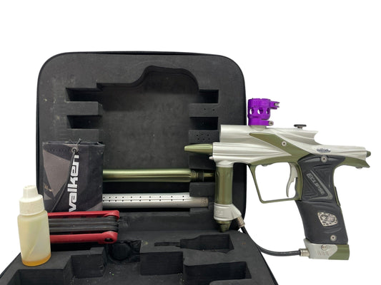 Used Planet Eclipse EGO 11 Silver/Olive Paintball Gun Paintball Gun from CPXBrosPaintball Buy/Sell/Trade Paintball Markers, New Paintball Guns, Paintball Hoppers, Paintball Masks, and Hormesis Headbands