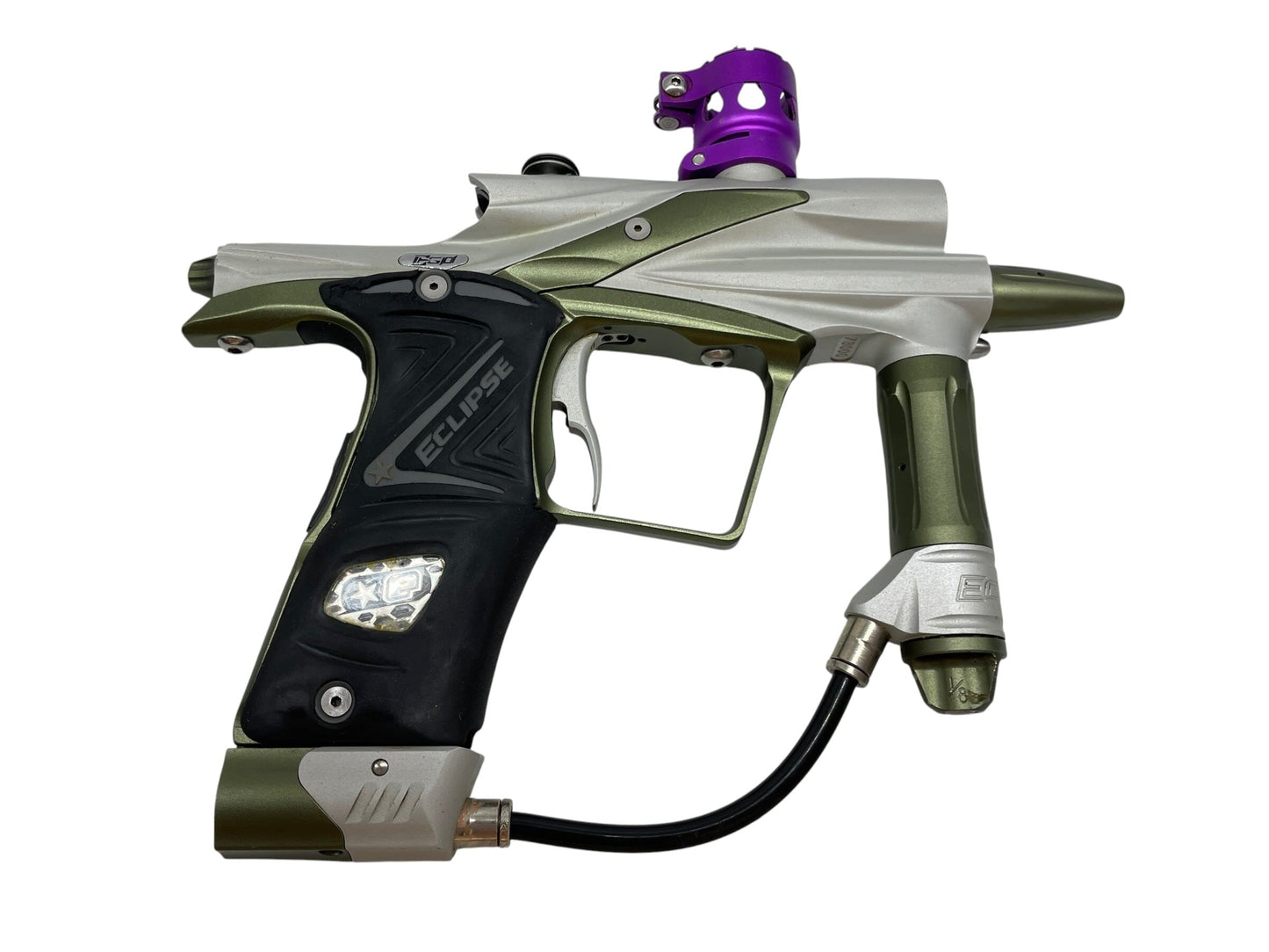 Used Planet Eclipse EGO 11 Silver/Olive Paintball Gun Paintball Gun from CPXBrosPaintball Buy/Sell/Trade Paintball Markers, New Paintball Guns, Paintball Hoppers, Paintball Masks, and Hormesis Headbands