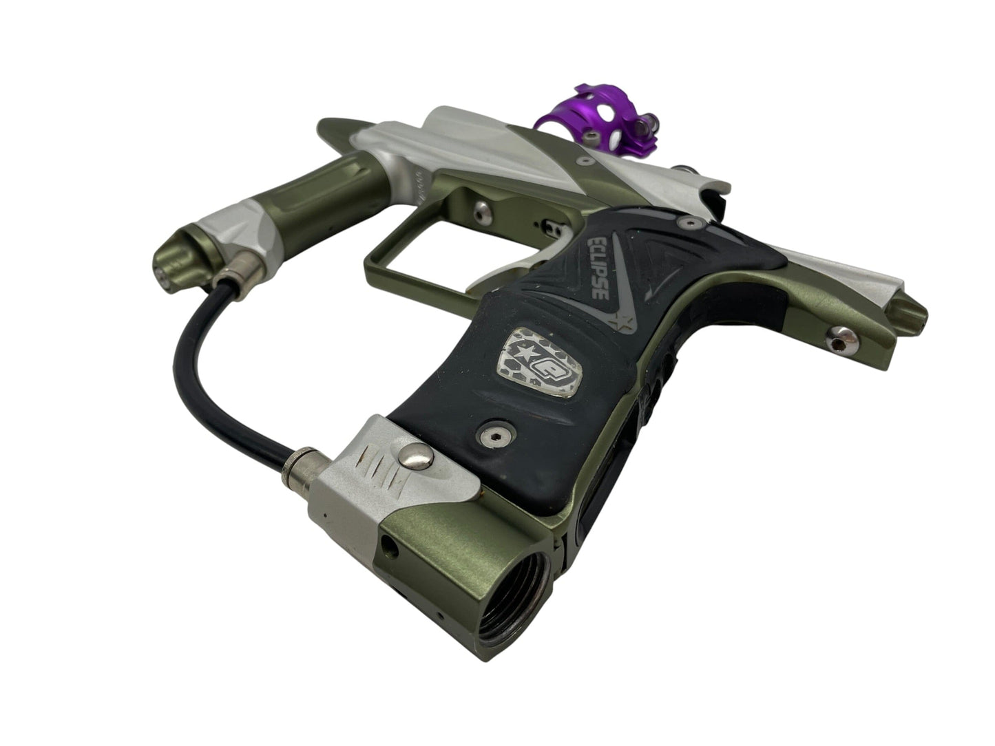 Used Planet Eclipse EGO 11 Silver/Olive Paintball Gun Paintball Gun from CPXBrosPaintball Buy/Sell/Trade Paintball Markers, New Paintball Guns, Paintball Hoppers, Paintball Masks, and Hormesis Headbands