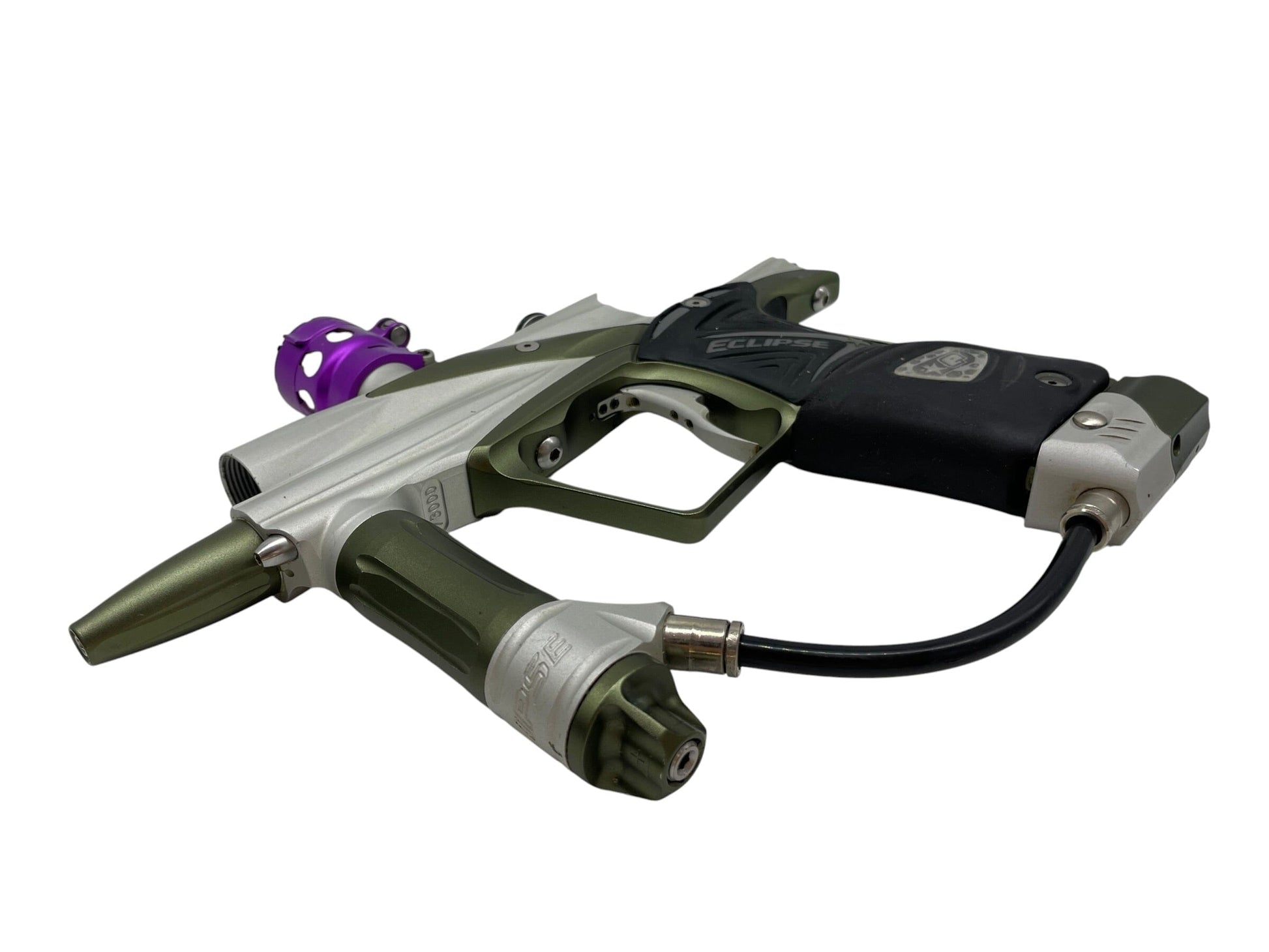 Used Planet Eclipse EGO 11 Silver/Olive Paintball Gun Paintball Gun from CPXBrosPaintball Buy/Sell/Trade Paintball Markers, New Paintball Guns, Paintball Hoppers, Paintball Masks, and Hormesis Headbands