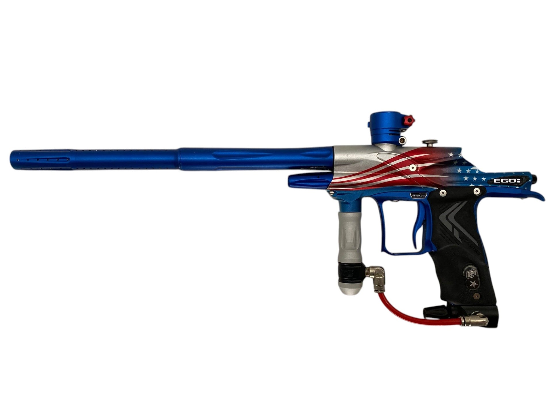 Used Planet Eclipse Ego 7 American Flag Paintball Gun Paintball Gun from CPXBrosPaintball Buy/Sell/Trade Paintball Markers, New Paintball Guns, Paintball Hoppers, Paintball Masks, and Hormesis Headbands