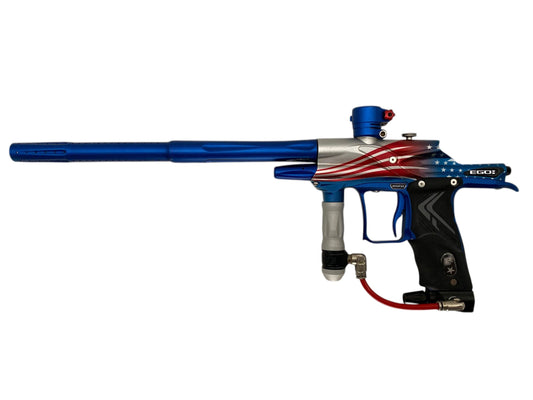 Used Planet Eclipse Ego 7 American Flag Paintball Gun Paintball Gun from CPXBrosPaintball Buy/Sell/Trade Paintball Markers, New Paintball Guns, Paintball Hoppers, Paintball Masks, and Hormesis Headbands