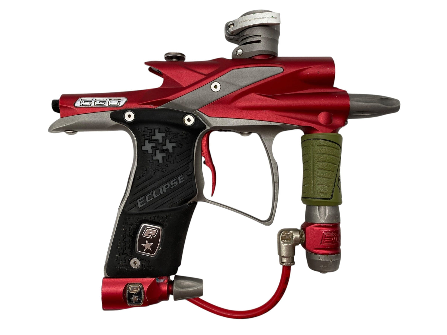 Used Planet Eclipse Ego 9 Paintball Gun Red/Grey Paintball Gun from CPXBrosPaintball Buy/Sell/Trade Paintball Markers, New Paintball Guns, Paintball Hoppers, Paintball Masks, and Hormesis Headbands