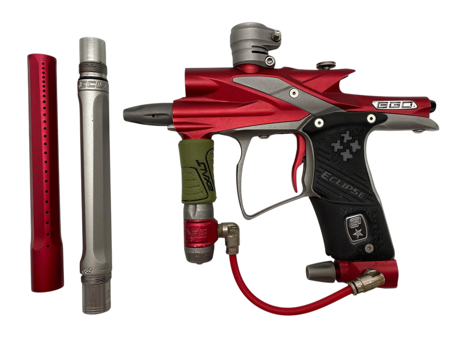 Used Planet Eclipse Ego 9 Paintball Gun Red/Grey Paintball Gun from CPXBrosPaintball Buy/Sell/Trade Paintball Markers, New Paintball Guns, Paintball Hoppers, Paintball Masks, and Hormesis Headbands