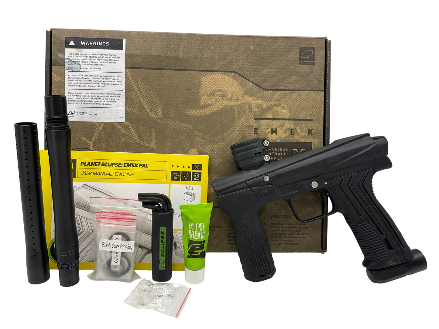 Used Planet Eclipse Emek W/ PAL Midnight Paintball Gun Paintball Gun from CPXBrosPaintball Buy/Sell/Trade Paintball Markers, New Paintball Guns, Paintball Hoppers, Paintball Masks, and Hormesis Headbands