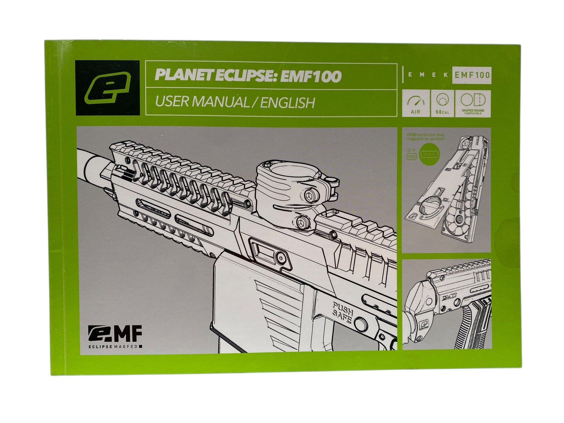 Used Planet Eclipse EMF 100 Manual Paintball Gun from CPXBrosPaintball Buy/Sell/Trade Paintball Markers, New Paintball Guns, Paintball Hoppers, Paintball Masks, and Hormesis Headbands