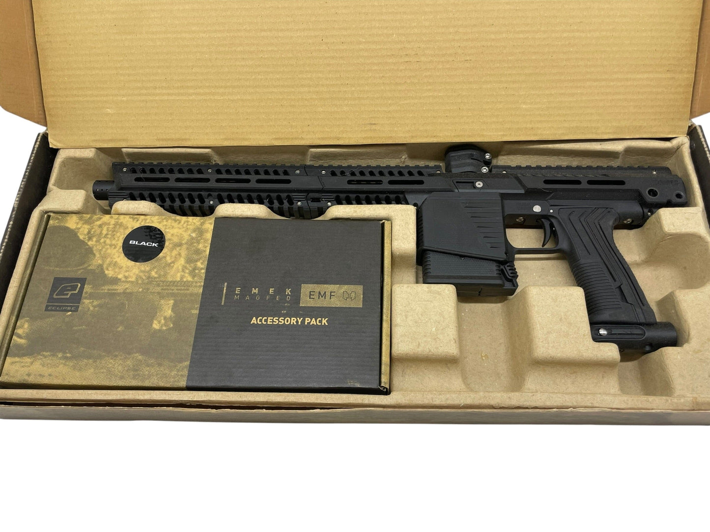 Used Planet Eclipse EMF100 Black Paintball Gun Paintball Gun from CPXBrosPaintball Buy/Sell/Trade Paintball Markers, New Paintball Guns, Paintball Hoppers, Paintball Masks, and Hormesis Headbands