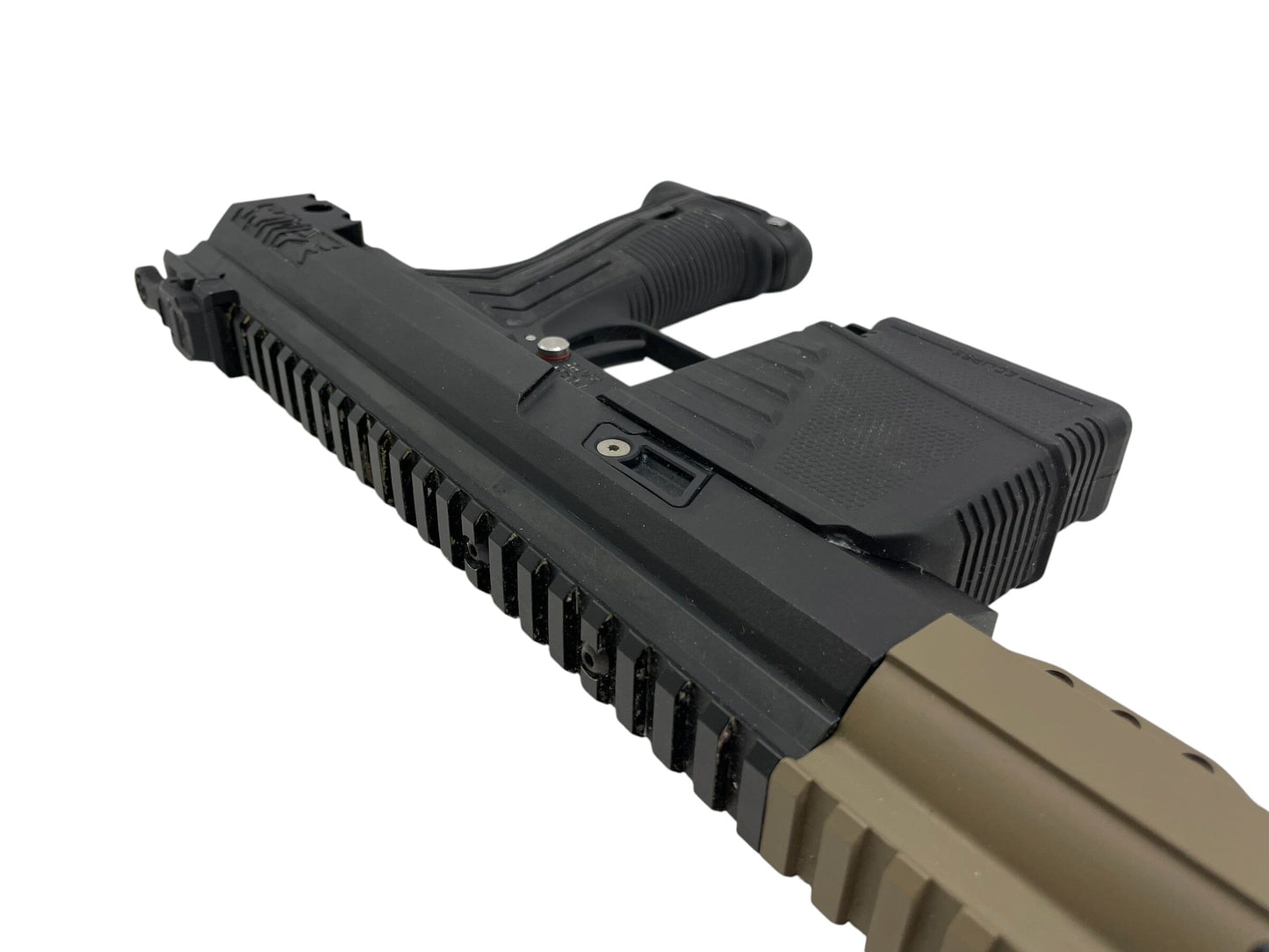 Used Planet Eclipse EMF100 Black/Tan Paintball Gun Paintball Gun from CPXBrosPaintball Buy/Sell/Trade Paintball Markers, New Paintball Guns, Paintball Hoppers, Paintball Masks, and Hormesis Headbands