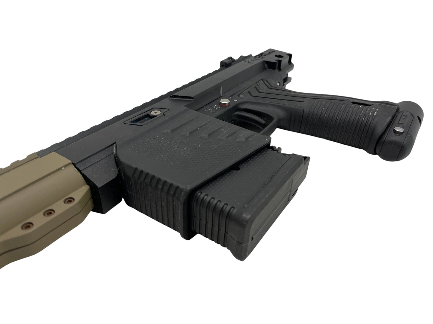 Used Planet Eclipse EMF100 Black/Tan Paintball Gun Paintball Gun from CPXBrosPaintball Buy/Sell/Trade Paintball Markers, New Paintball Guns, Paintball Hoppers, Paintball Masks, and Hormesis Headbands