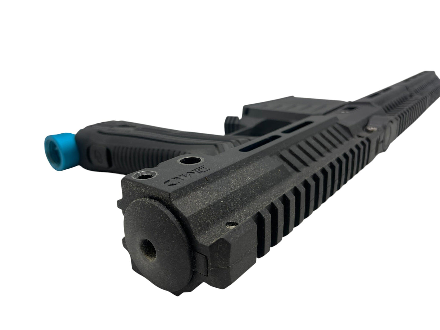 Used Planet Eclipse EMF100 Black/Teal Paintball Gun Paintball Gun from CPXBrosPaintball Buy/Sell/Trade Paintball Markers, New Paintball Guns, Paintball Hoppers, Paintball Masks, and Hormesis Headbands