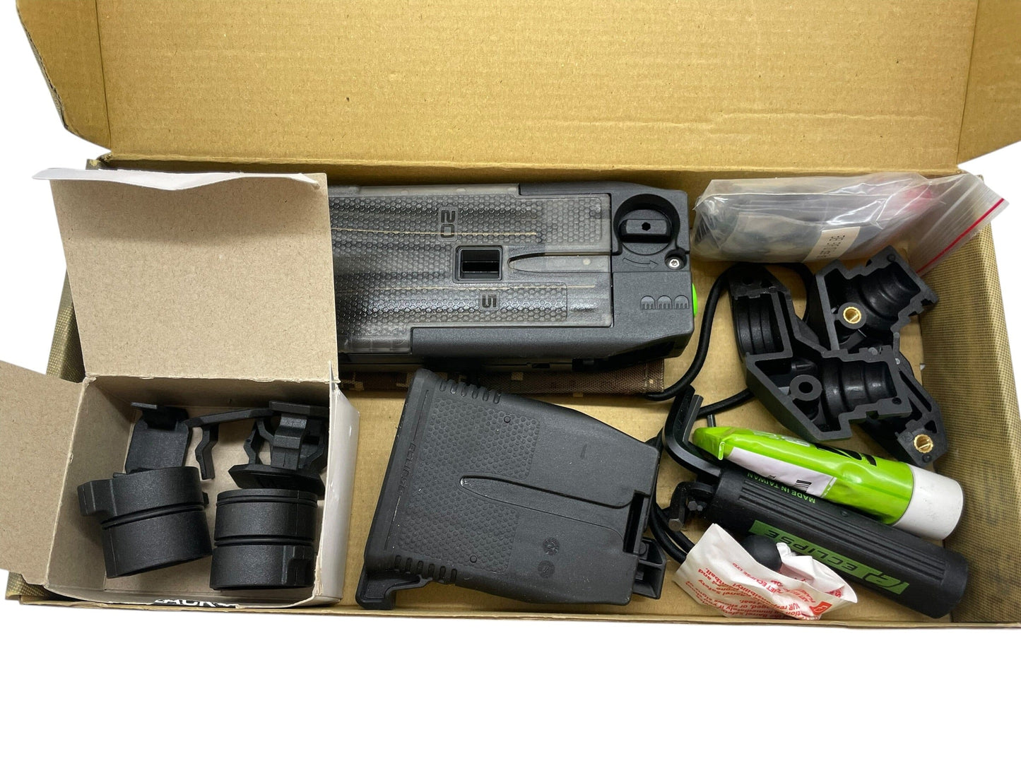 Used Planet Eclipse EMF100 Black/Teal Paintball Gun Paintball Gun from CPXBrosPaintball Buy/Sell/Trade Paintball Markers, New Paintball Guns, Paintball Hoppers, Paintball Masks, and Hormesis Headbands