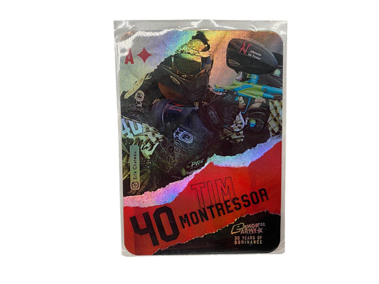 Used PLANET ECLIPSE EMORTAL TRADING CARD - Ace Of Diamonds : Tim Montresser HOLO Paintball Gun from CPXBrosPaintball Buy/Sell/Trade Paintball Markers, New Paintball Guns, Paintball Hoppers, Paintball Masks, and Hormesis Headbands