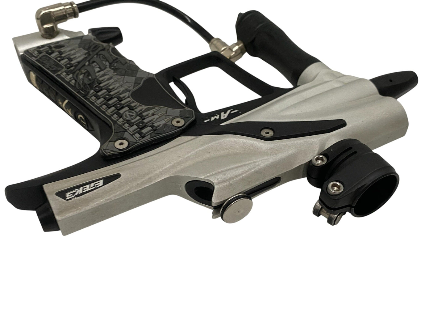 Used Planet Eclipse Etek 3 AM Silver/Black Paintball Gun Paintball Gun from CPXBrosPaintball Buy/Sell/Trade Paintball Markers, New Paintball Guns, Paintball Hoppers, Paintball Masks, and Hormesis Headbands