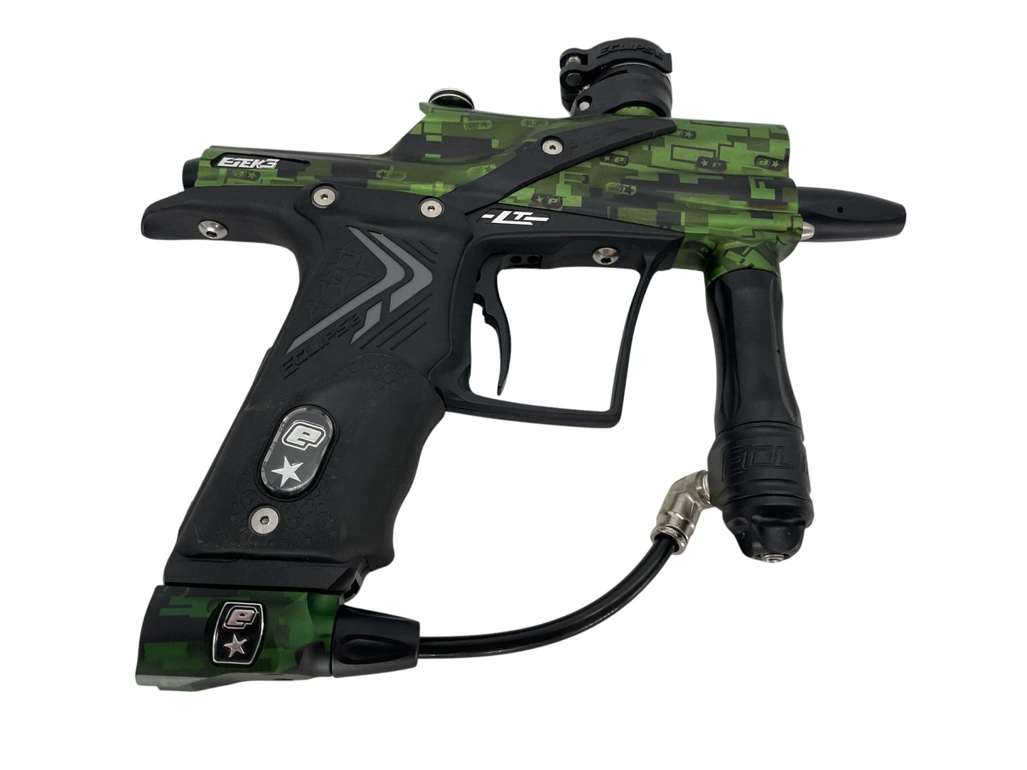 Used Planet Eclipse Etek 3 LT Green Camo Paintball Gun Paintball Gun from CPXBrosPaintball Buy/Sell/Trade Paintball Markers, New Paintball Guns, Paintball Hoppers, Paintball Masks, and Hormesis Headbands
