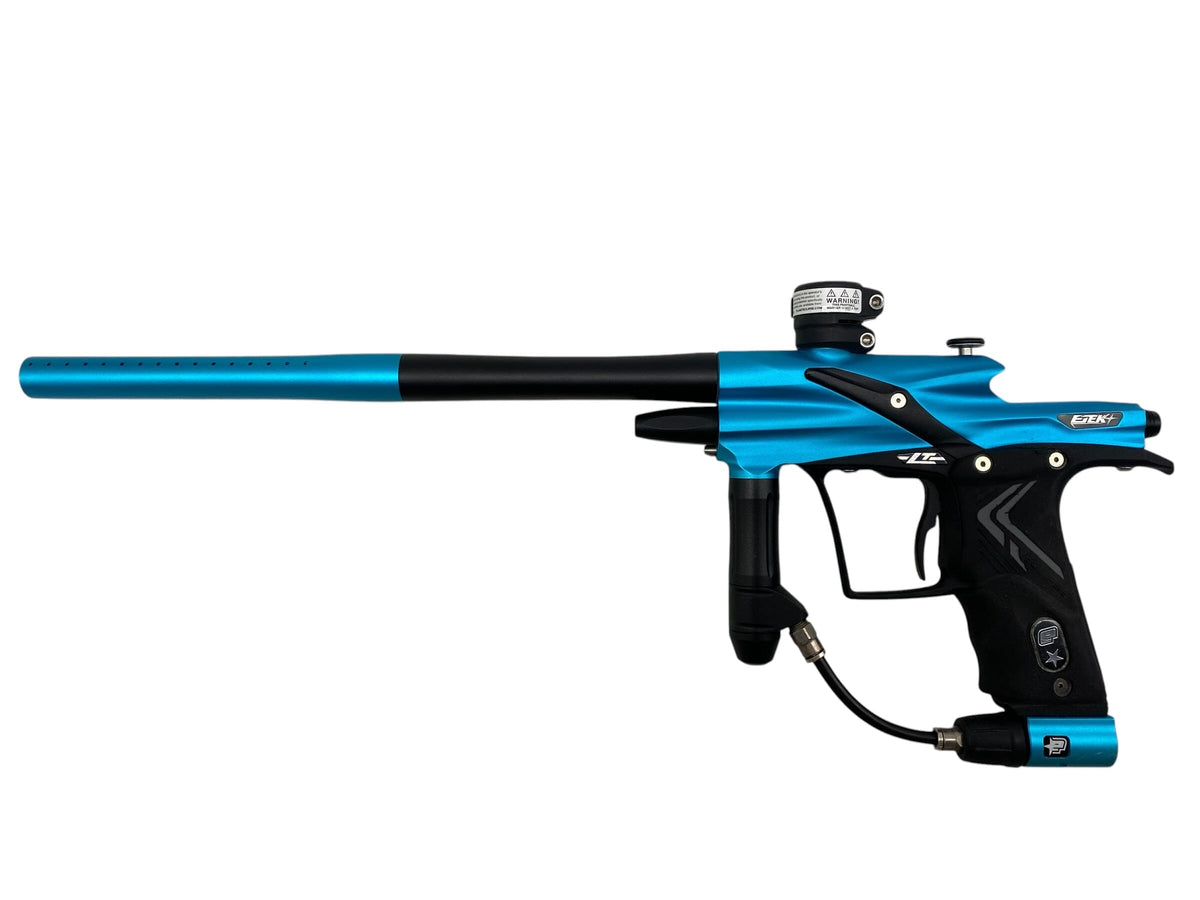 Used Planet Eclipse Etek 4 Lt Paintball Gun Blue Paintball Gun from CPXBrosPaintball Buy/Sell/Trade Paintball Markers, New Paintball Guns, Paintball Hoppers, Paintball Masks, and Hormesis Headbands