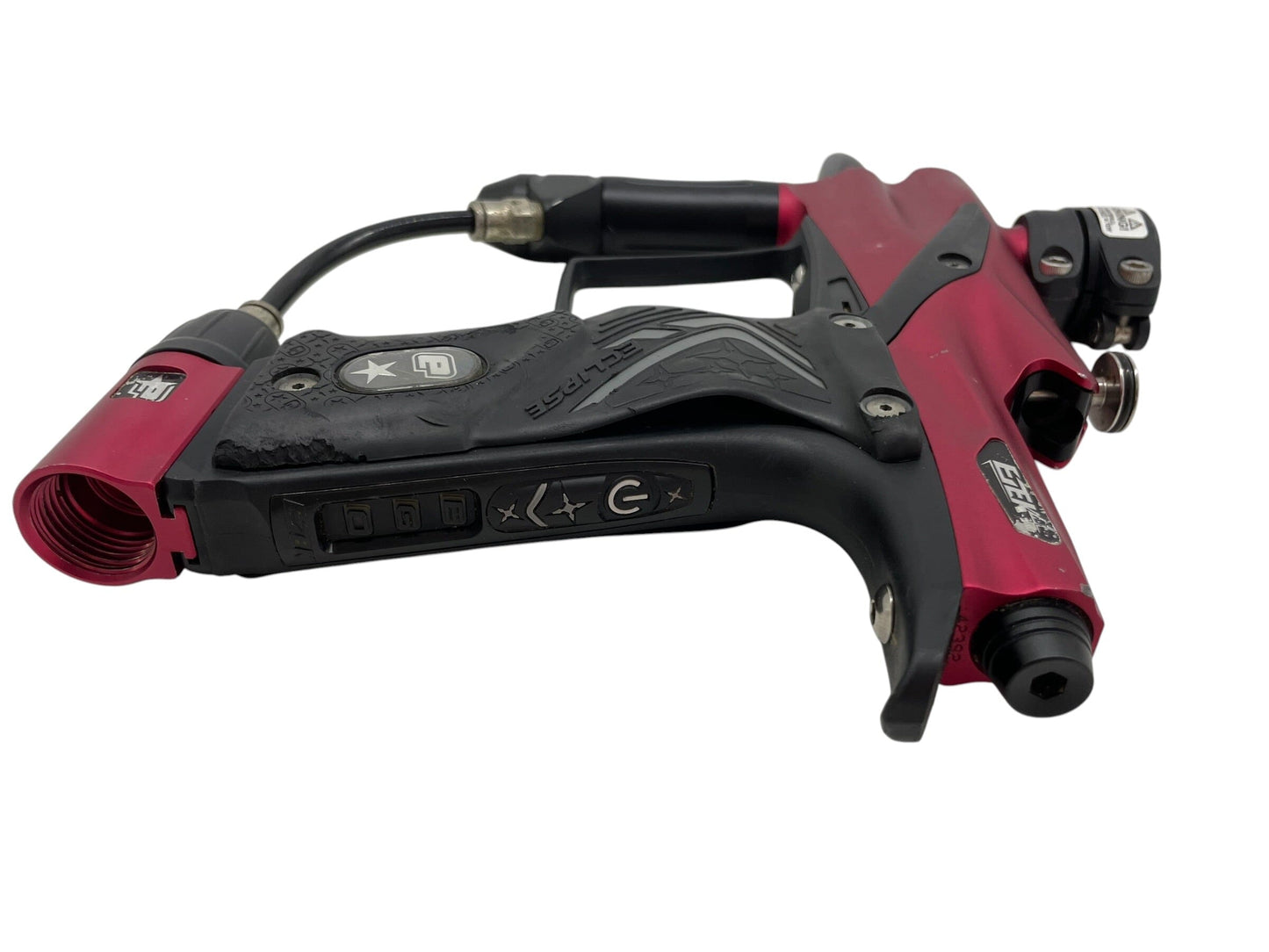 Used Planet Eclipse Etek 4 LT Red/Black Paintball Gun Paintball Gun from CPXBrosPaintball Buy/Sell/Trade Paintball Markers, New Paintball Guns, Paintball Hoppers, Paintball Masks, and Hormesis Headbands
