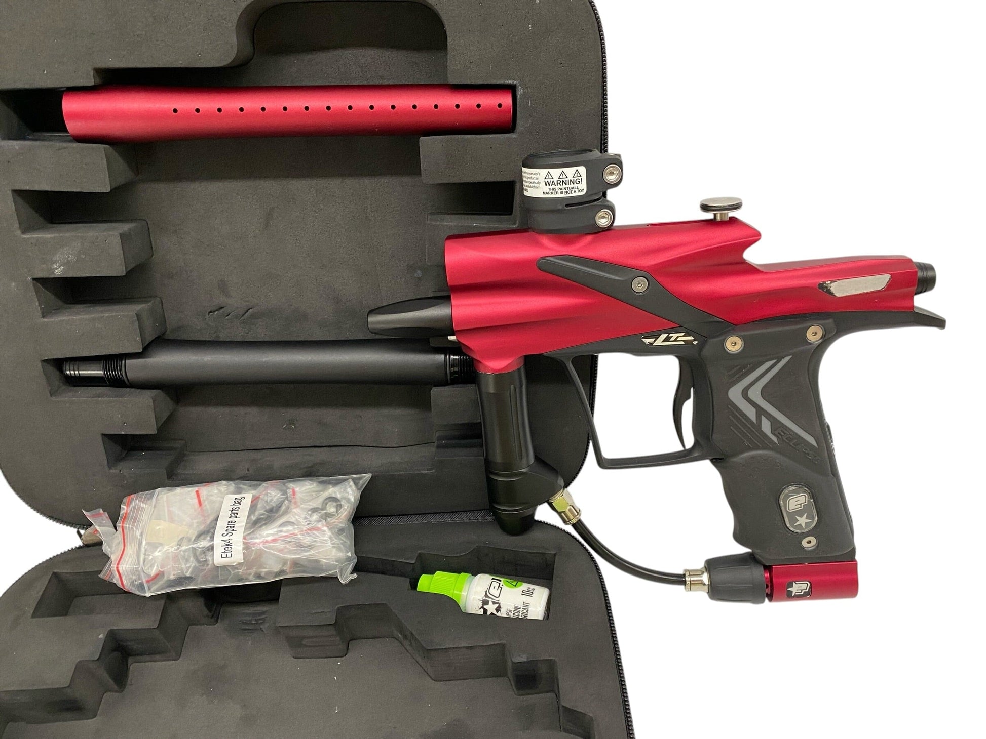 Used Planet Eclipse Etek 4 LT Red/Black Paintball Gun Paintball Gun from CPXBrosPaintball Buy/Sell/Trade Paintball Markers, New Paintball Guns, Paintball Hoppers, Paintball Masks, and Hormesis Headbands