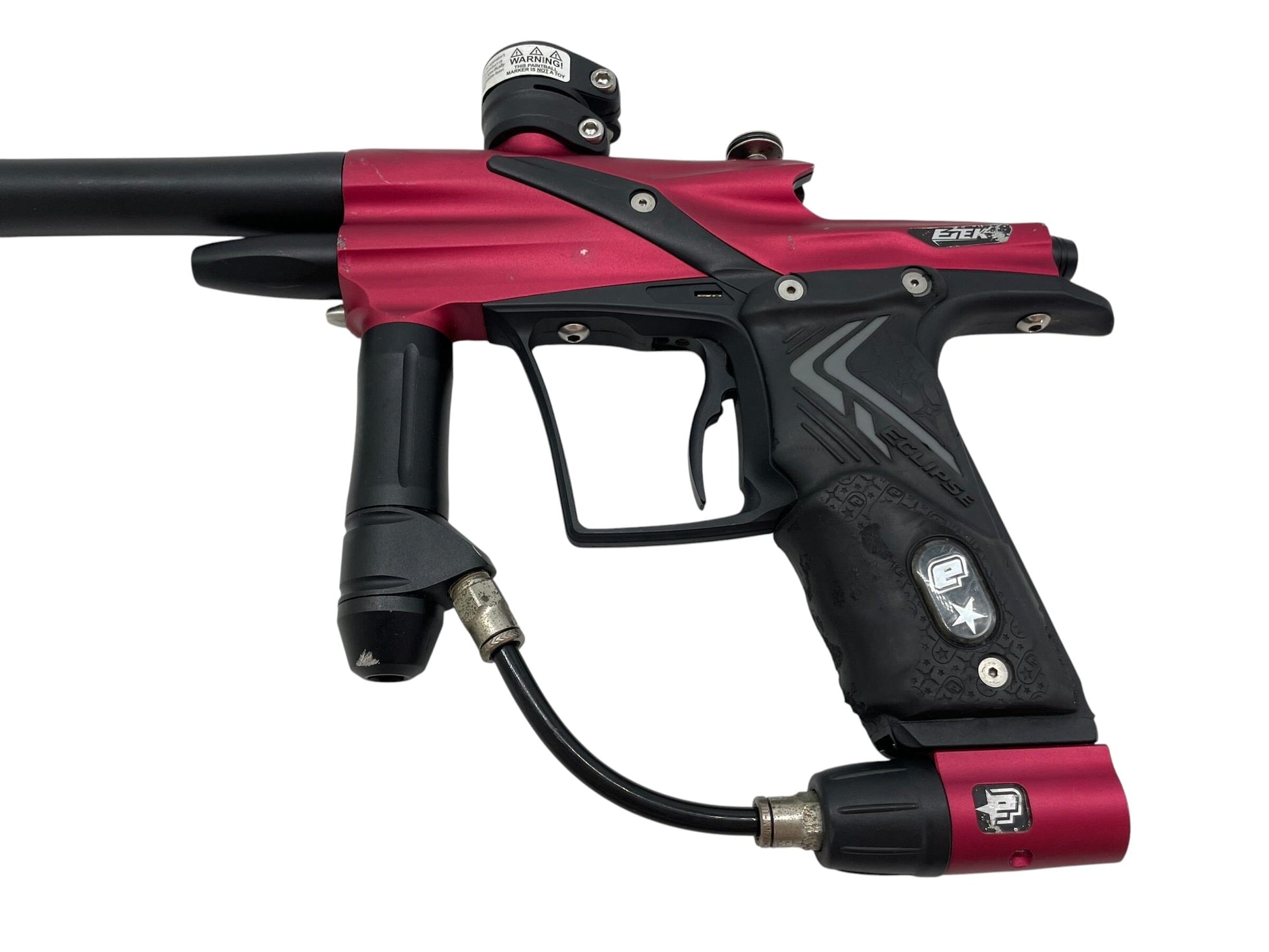 Used Planet Eclipse Etek 4 LT Red/Black Paintball Gun Paintball Gun from CPXBrosPaintball Buy/Sell/Trade Paintball Markers, New Paintball Guns, Paintball Hoppers, Paintball Masks, and Hormesis Headbands