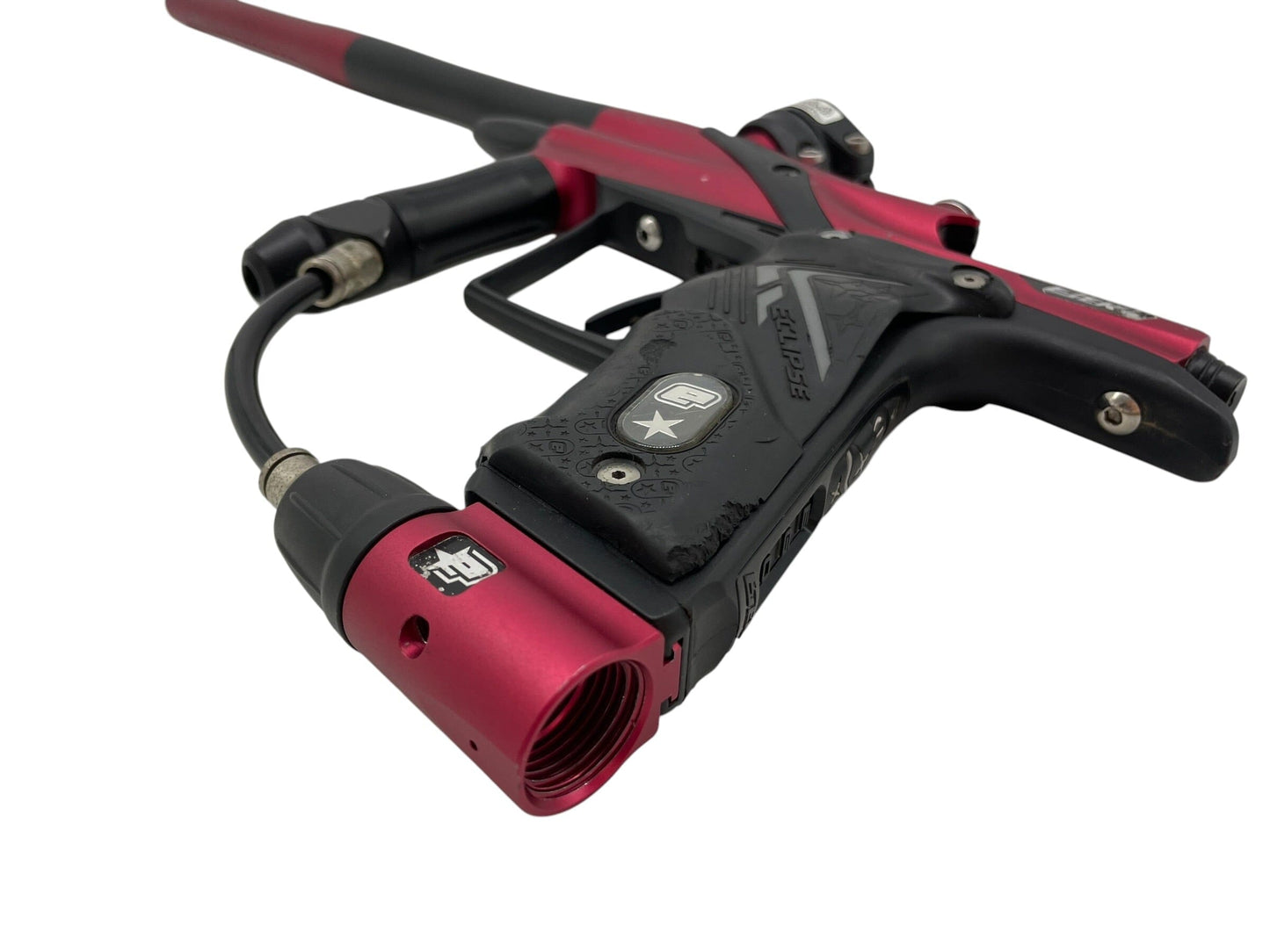 Used Planet Eclipse Etek 4 LT Red/Black Paintball Gun Paintball Gun from CPXBrosPaintball Buy/Sell/Trade Paintball Markers, New Paintball Guns, Paintball Hoppers, Paintball Masks, and Hormesis Headbands