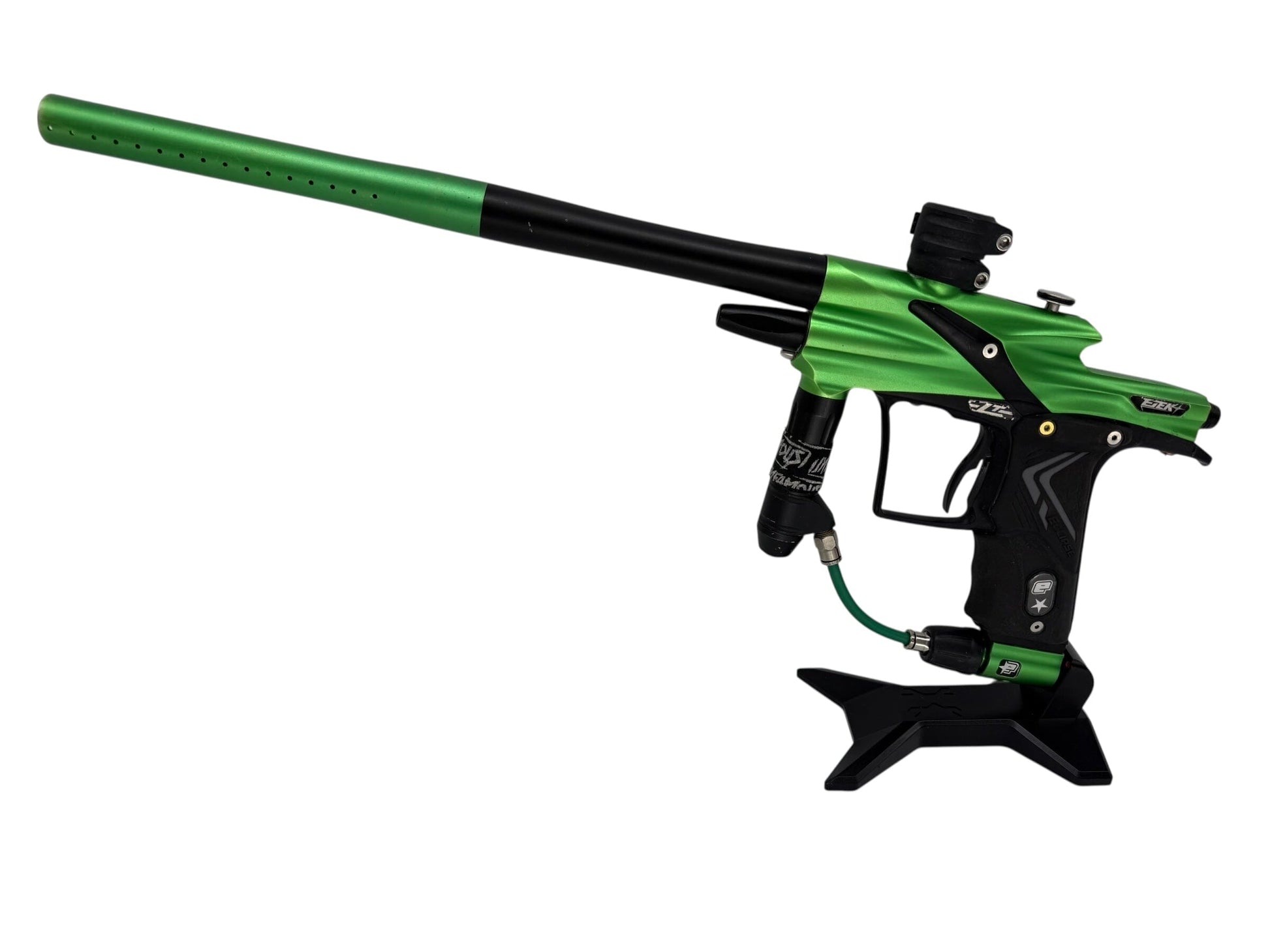 Used Planet Eclipse Etek 4 Paintball Gun Green/Black Paintball Gun from CPXBrosPaintball Buy/Sell/Trade Paintball Markers, New Paintball Guns, Paintball Hoppers, Paintball Masks, and Hormesis Headbands
