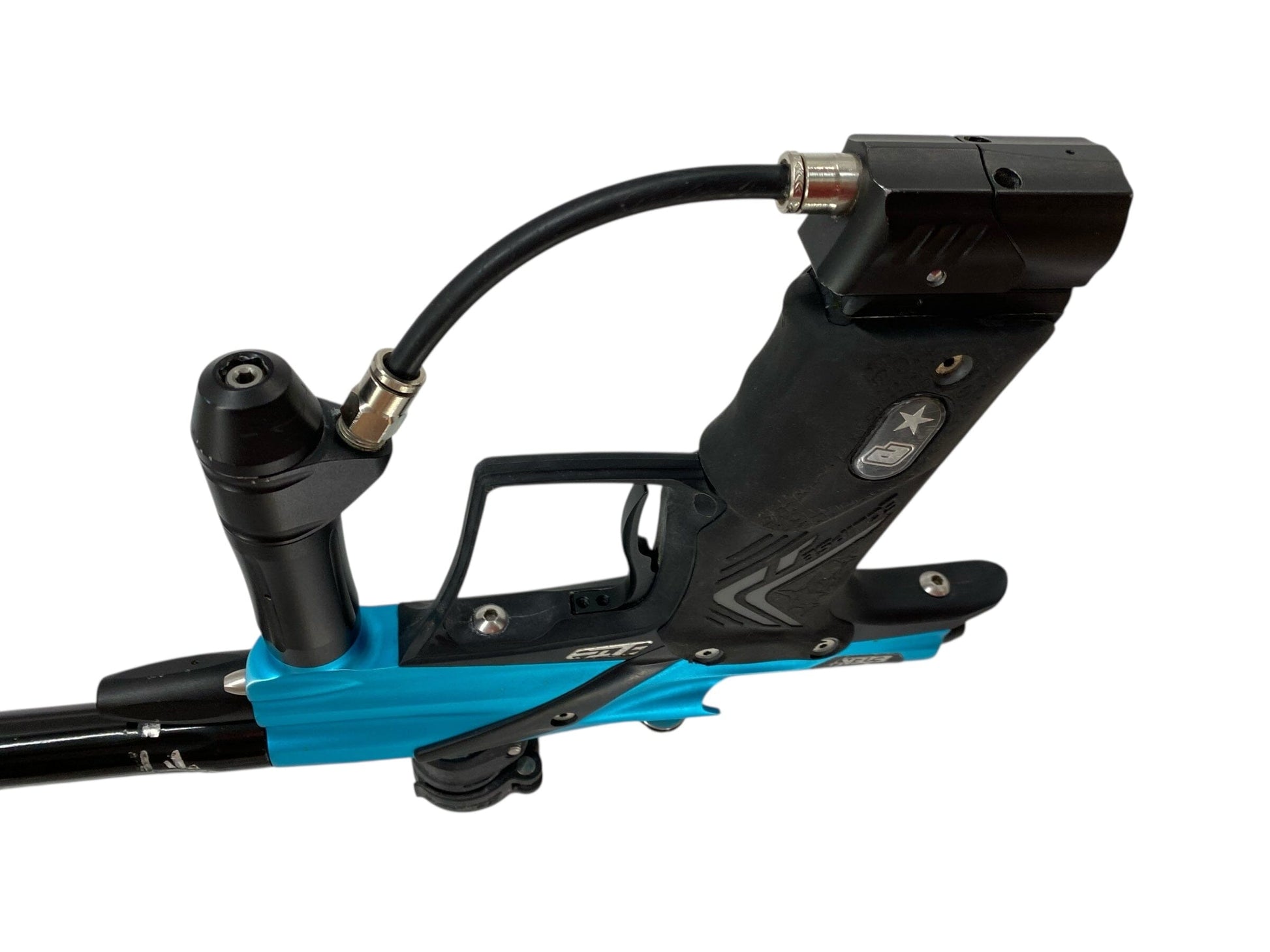 Used Planet Eclipse Etek 4 Paintball Gun Teal/Black Paintball Gun from CPXBrosPaintball Buy/Sell/Trade Paintball Markers, New Paintball Guns, Paintball Hoppers, Paintball Masks, and Hormesis Headbands