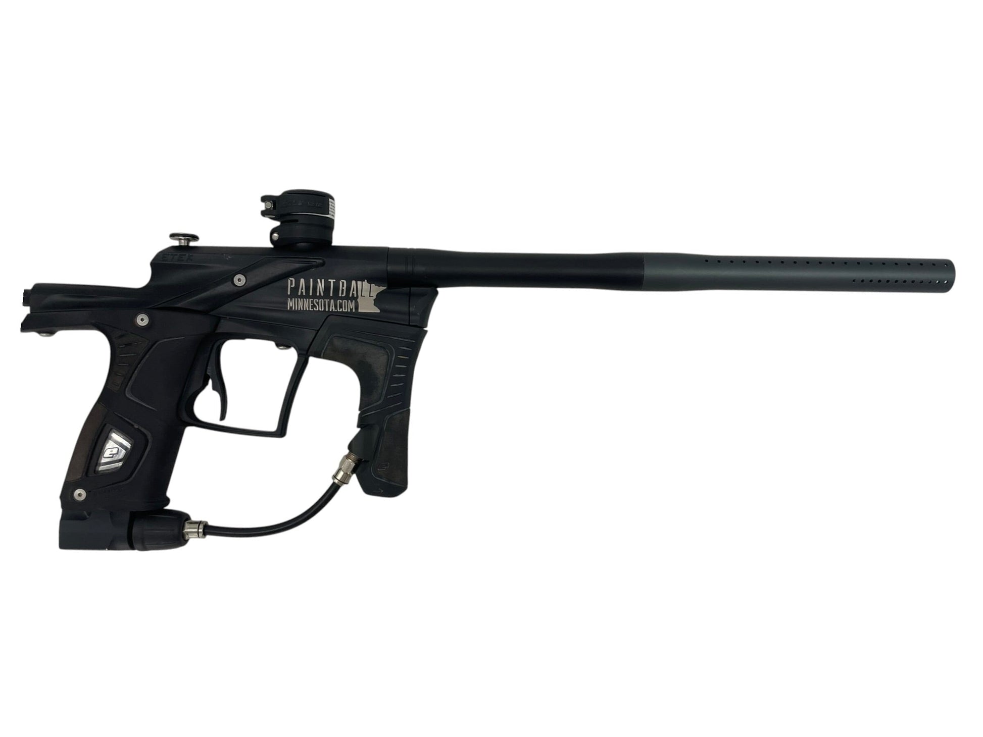 Used Planet Eclipse Etek 5 Black Paintball Gun Paintball Gun from CPXBrosPaintball Buy/Sell/Trade Paintball Markers, New Paintball Guns, Paintball Hoppers, Paintball Masks, and Hormesis Headbands