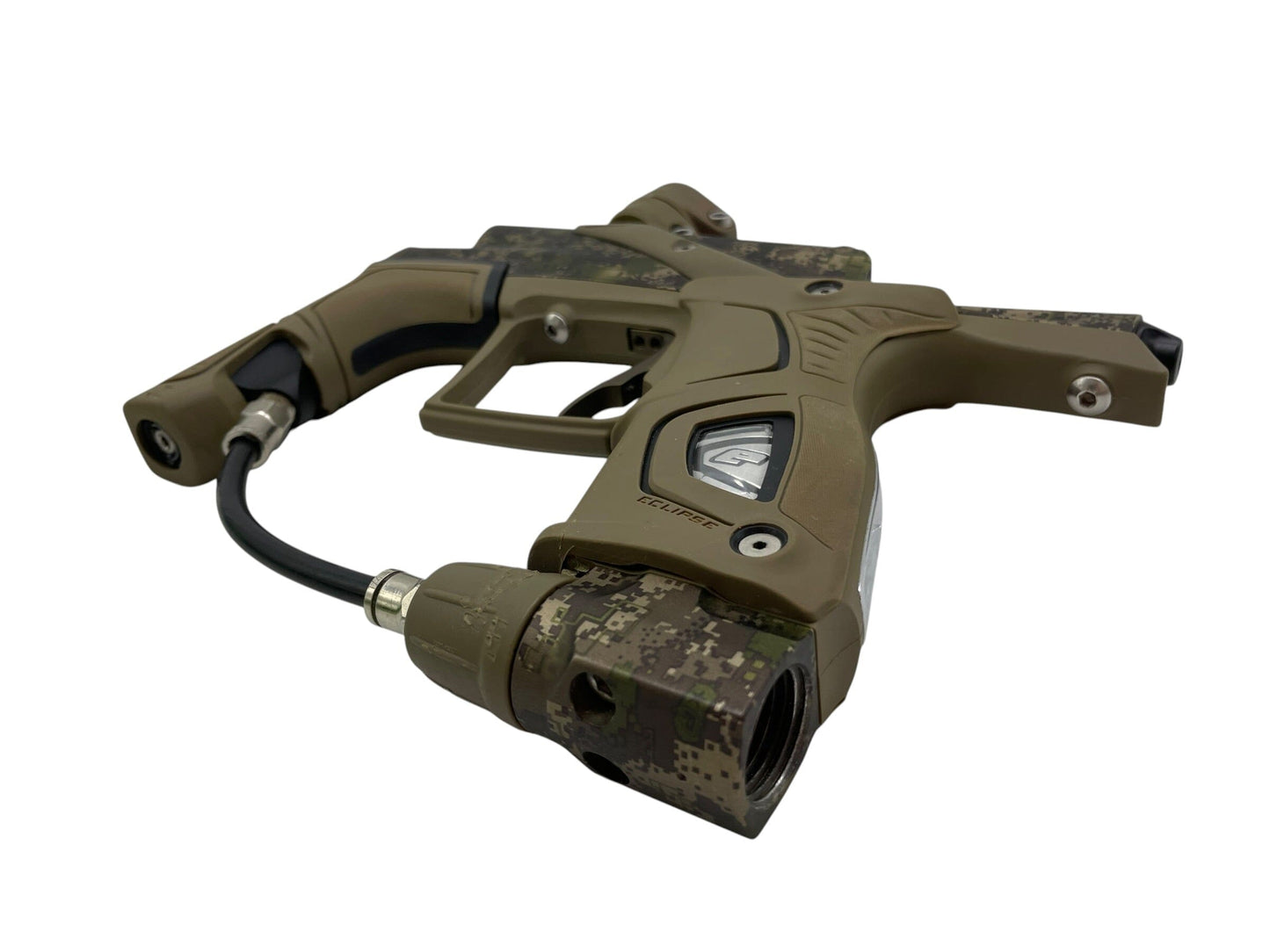Used Planet Eclipse Etek 5 HDE Camo Paintball Gun Paintball Gun from CPXBrosPaintball Buy/Sell/Trade Paintball Markers, New Paintball Guns, Paintball Hoppers, Paintball Masks, and Hormesis Headbands