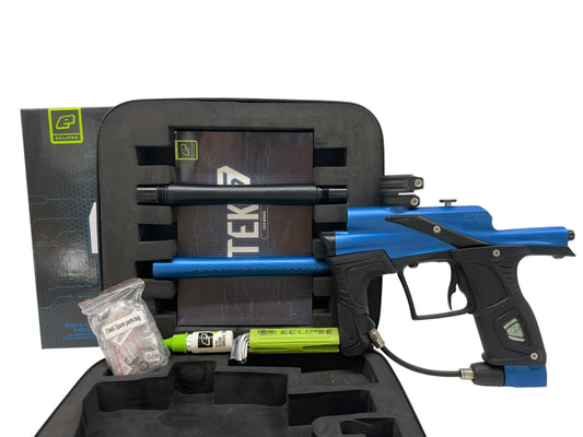 Used Planet Eclipse Etek 5 OLED Blue/Black Paintball Gun Paintball Gun from CPXBrosPaintball Buy/Sell/Trade Paintball Markers, New Paintball Guns, Paintball Hoppers, Paintball Masks, and Hormesis Headbands