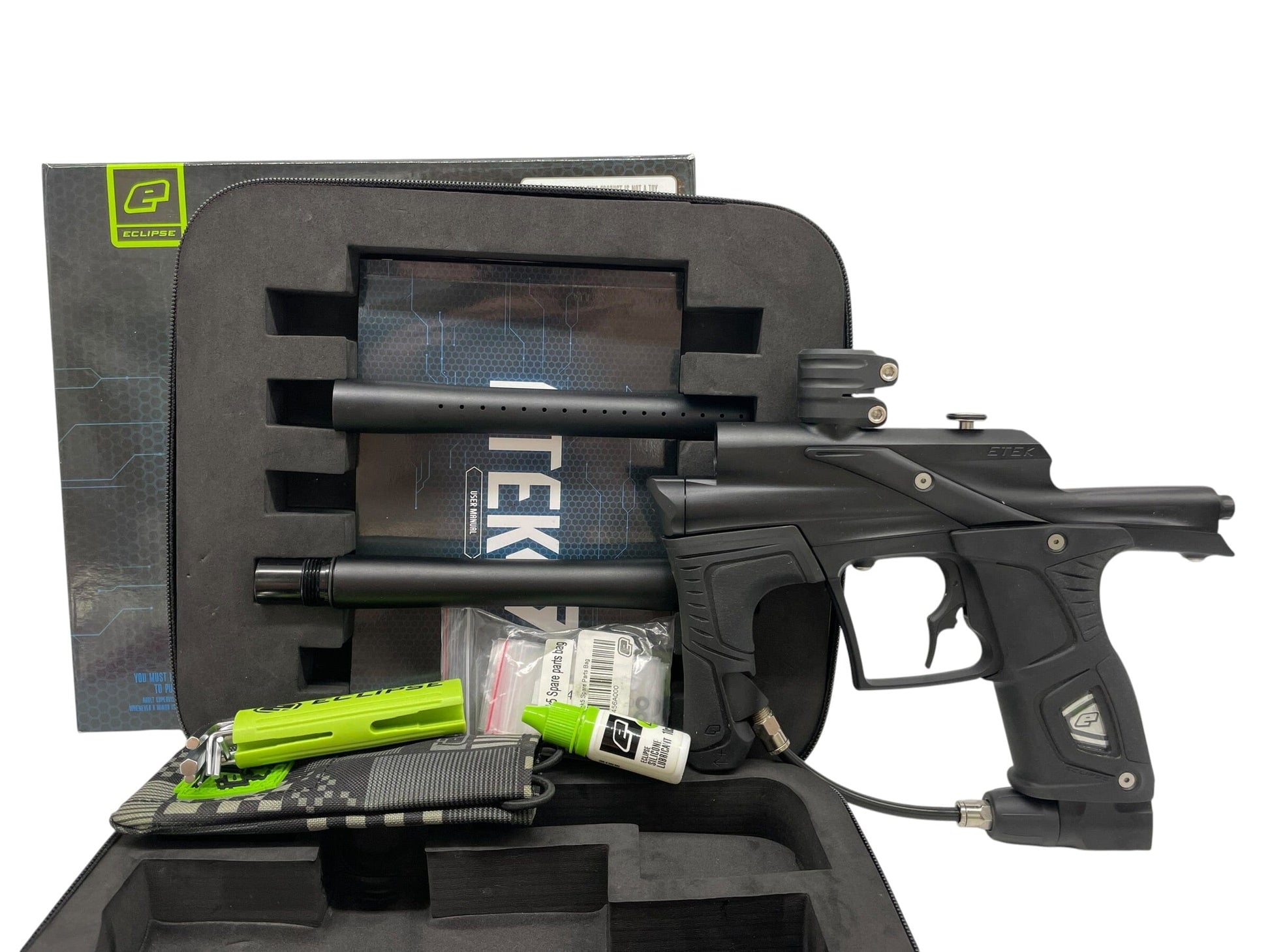Used Planet Eclipse Etek 5 OLED Midnight Paintball Gun Paintball Gun from CPXBrosPaintball Buy/Sell/Trade Paintball Markers, New Paintball Guns, Paintball Hoppers, Paintball Masks, and Hormesis Headbands