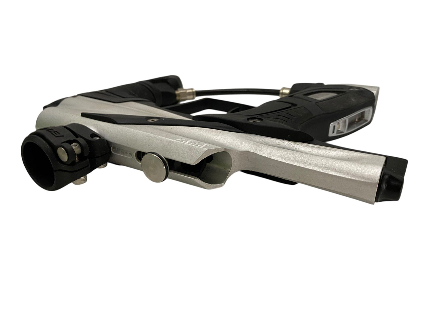 Used Planet Eclipse Etek 5 OLED Silver/Black Paintball Gun Paintball Gun from CPXBrosPaintball Buy/Sell/Trade Paintball Markers, New Paintball Guns, Paintball Hoppers, Paintball Masks, and Hormesis Headbands
