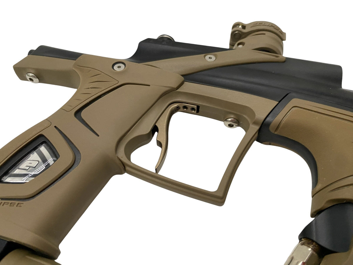 Used Planet Eclipse Etek 5 Paintball Gun Brown/Black Paintball Gun from CPXBrosPaintball Buy/Sell/Trade Paintball Markers, New Paintball Guns, Paintball Hoppers, Paintball Masks, and Hormesis Headbands