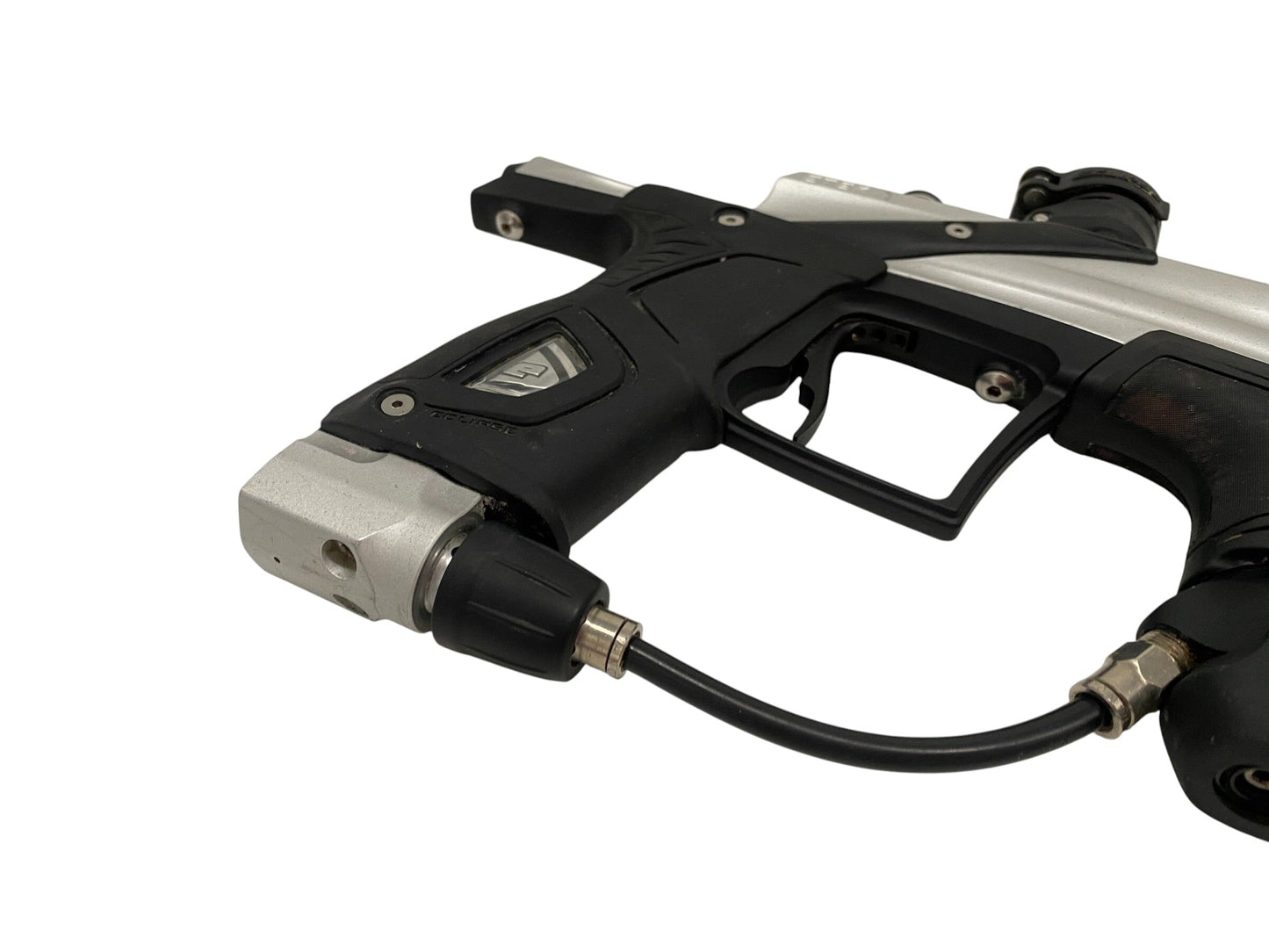 Used Planet Eclipse Etek 5 Silver / Black Paintball Gun Paintball Gun from CPXBrosPaintball Buy/Sell/Trade Paintball Markers, New Paintball Guns, Paintball Hoppers, Paintball Masks, and Hormesis Headbands