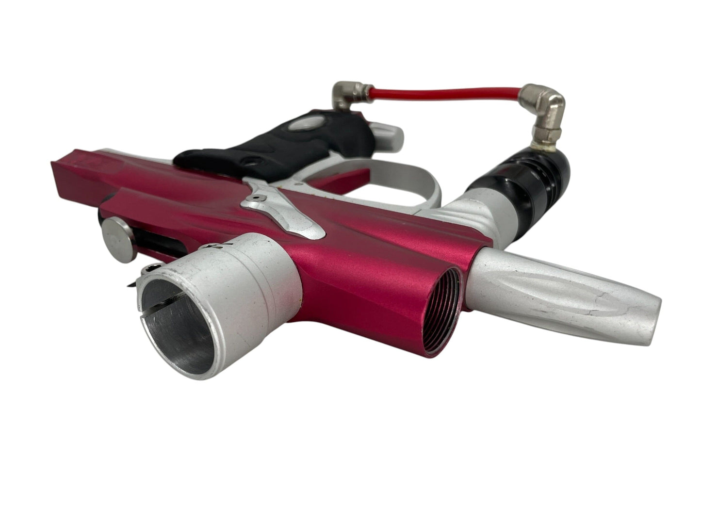 Used Planet Eclipse ETEK Red/Silver Paintball Gun Paintball Gun from CPXBrosPaintball Buy/Sell/Trade Paintball Markers, New Paintball Guns, Paintball Hoppers, Paintball Masks, and Hormesis Headbands