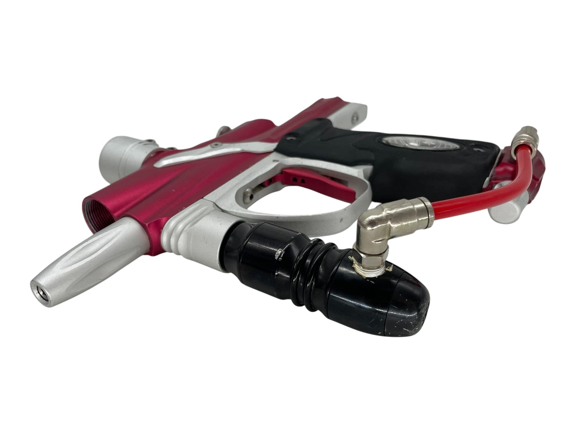 Used Planet Eclipse ETEK Red/Silver Paintball Gun Paintball Gun from CPXBrosPaintball Buy/Sell/Trade Paintball Markers, New Paintball Guns, Paintball Hoppers, Paintball Masks, and Hormesis Headbands