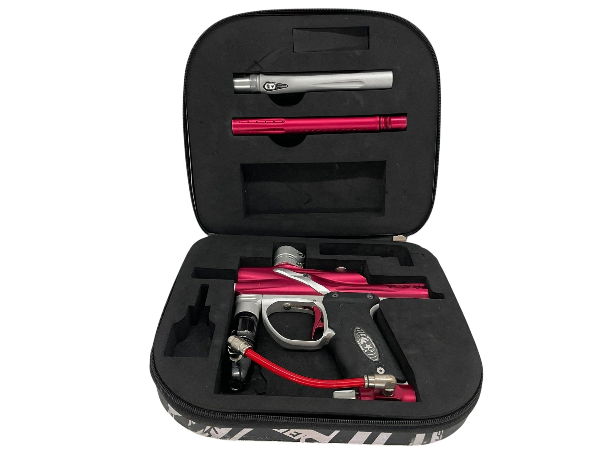 Used Planet Eclipse ETEK Red/Silver Paintball Gun Paintball Gun from CPXBrosPaintball Buy/Sell/Trade Paintball Markers, New Paintball Guns, Paintball Hoppers, Paintball Masks, and Hormesis Headbands