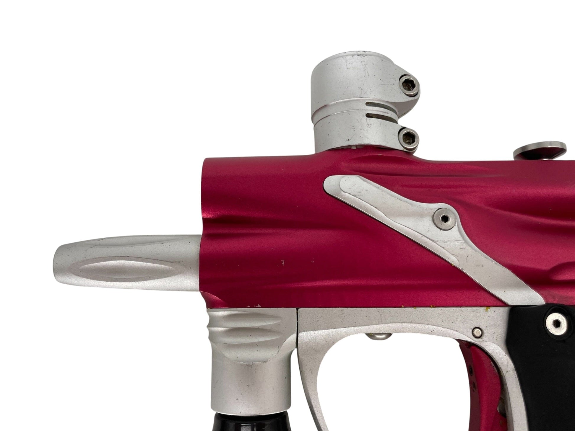 Used Planet Eclipse ETEK Red/Silver Paintball Gun Paintball Gun from CPXBrosPaintball Buy/Sell/Trade Paintball Markers, New Paintball Guns, Paintball Hoppers, Paintball Masks, and Hormesis Headbands