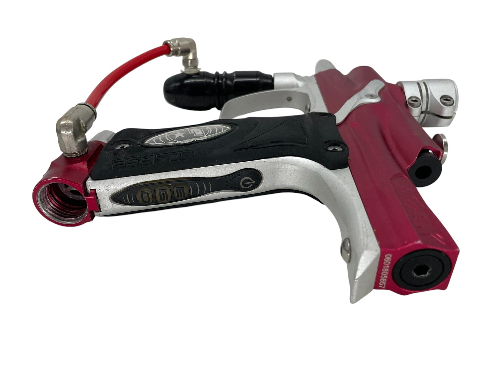 Used Planet Eclipse ETEK Red/Silver Paintball Gun Paintball Gun from CPXBrosPaintball Buy/Sell/Trade Paintball Markers, New Paintball Guns, Paintball Hoppers, Paintball Masks, and Hormesis Headbands