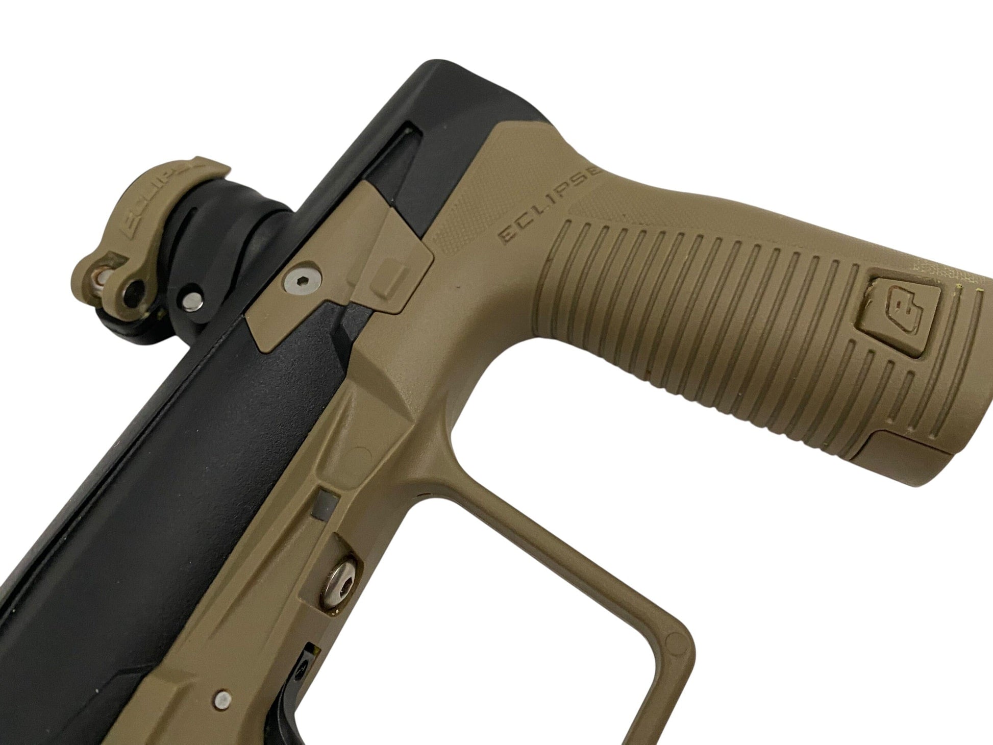 Used Planet Eclipse Etha 2 Black/Tan Paintball Gun Paintball Gun from CPXBrosPaintball Buy/Sell/Trade Paintball Markers, New Paintball Guns, Paintball Hoppers, Paintball Masks, and Hormesis Headbands