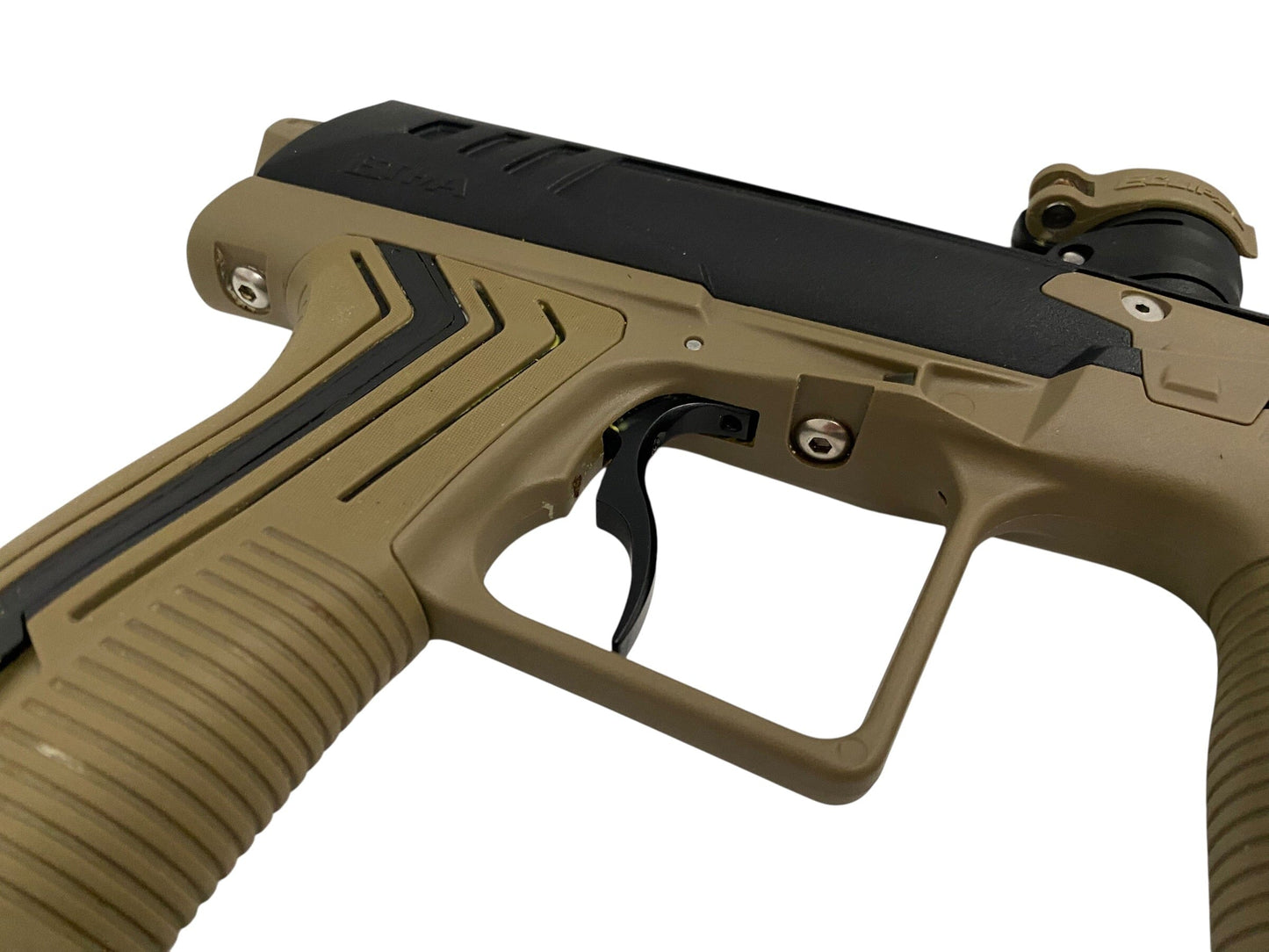 Used Planet Eclipse Etha 2 Black/Tan Paintball Gun Paintball Gun from CPXBrosPaintball Buy/Sell/Trade Paintball Markers, New Paintball Guns, Paintball Hoppers, Paintball Masks, and Hormesis Headbands