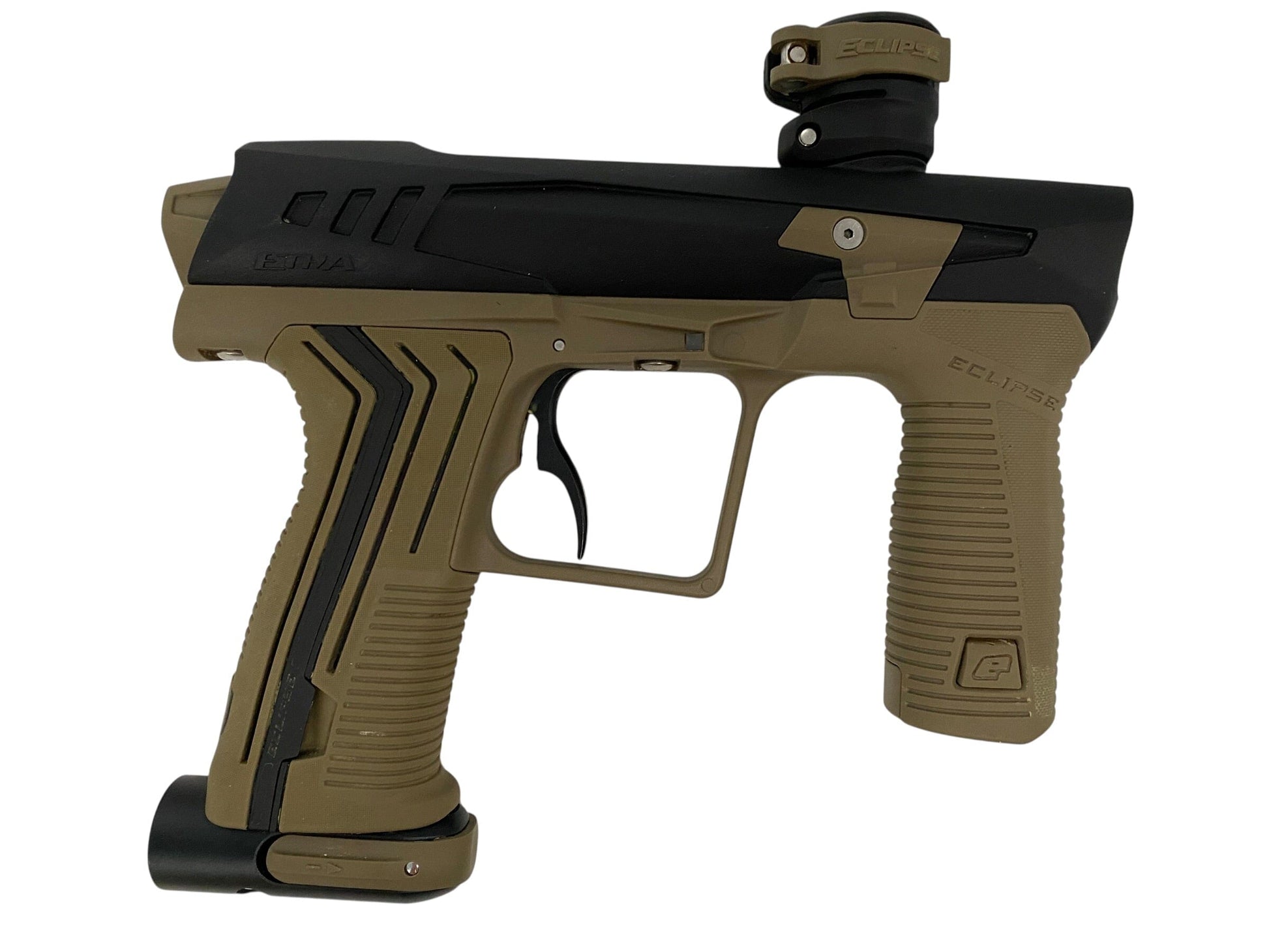 Used Planet Eclipse Etha 2 Black/Tan Paintball Gun Paintball Gun from CPXBrosPaintball Buy/Sell/Trade Paintball Markers, New Paintball Guns, Paintball Hoppers, Paintball Masks, and Hormesis Headbands