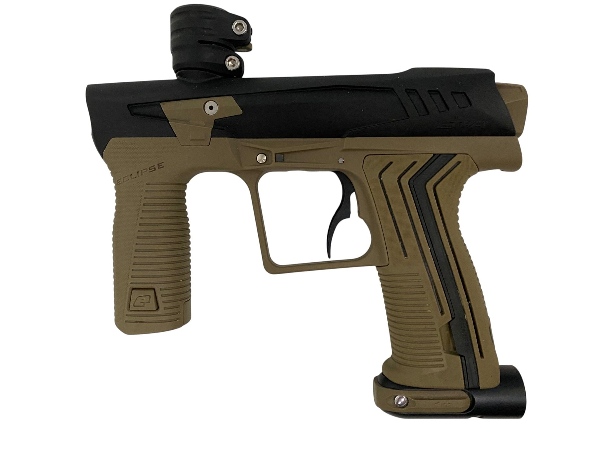 Used Planet Eclipse Etha 2 Black/Tan Paintball Gun Paintball Gun from CPXBrosPaintball Buy/Sell/Trade Paintball Markers, New Paintball Guns, Paintball Hoppers, Paintball Masks, and Hormesis Headbands