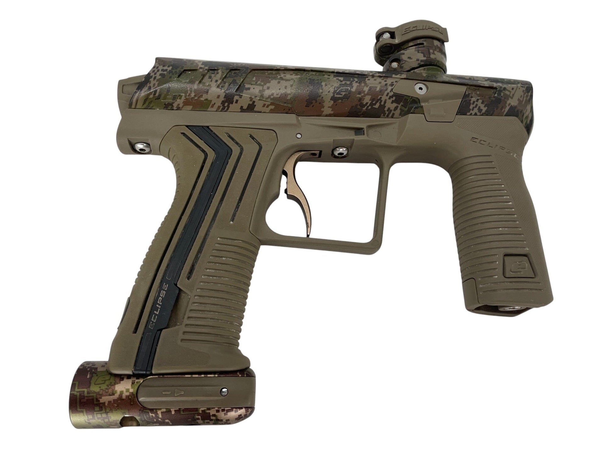 Used Planet Eclipse Etha 2 Camo Paintball Gun Paintball Gun from CPXBrosPaintball Buy/Sell/Trade Paintball Markers, New Paintball Guns, Paintball Hoppers, Paintball Masks, and Hormesis Headbands