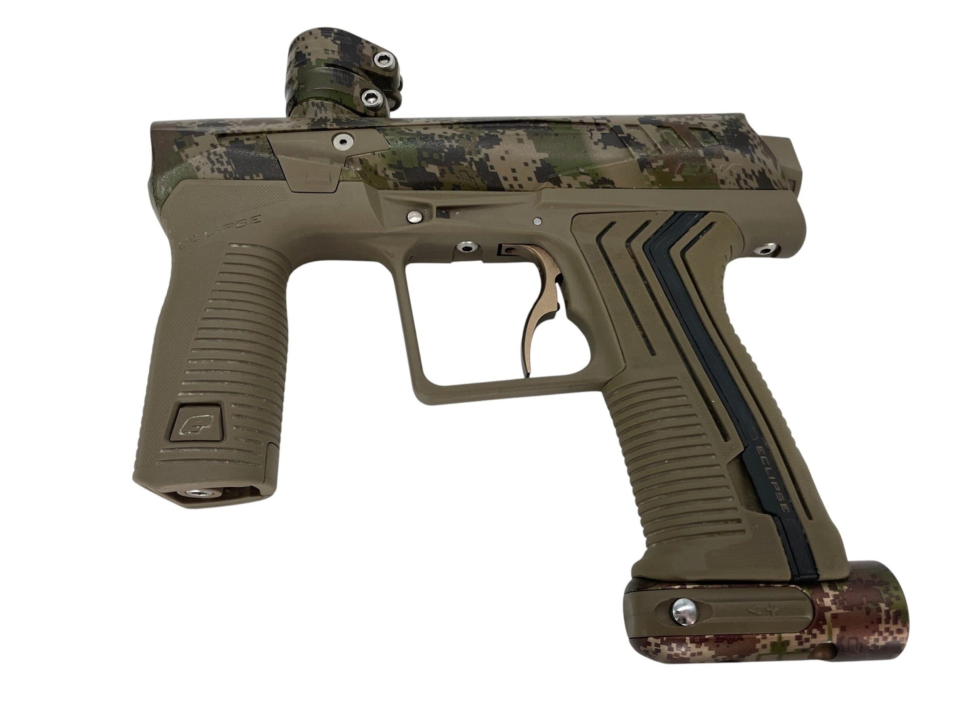 Used Planet Eclipse Etha 2 Camo Paintball Gun Paintball Gun from CPXBrosPaintball Buy/Sell/Trade Paintball Markers, New Paintball Guns, Paintball Hoppers, Paintball Masks, and Hormesis Headbands