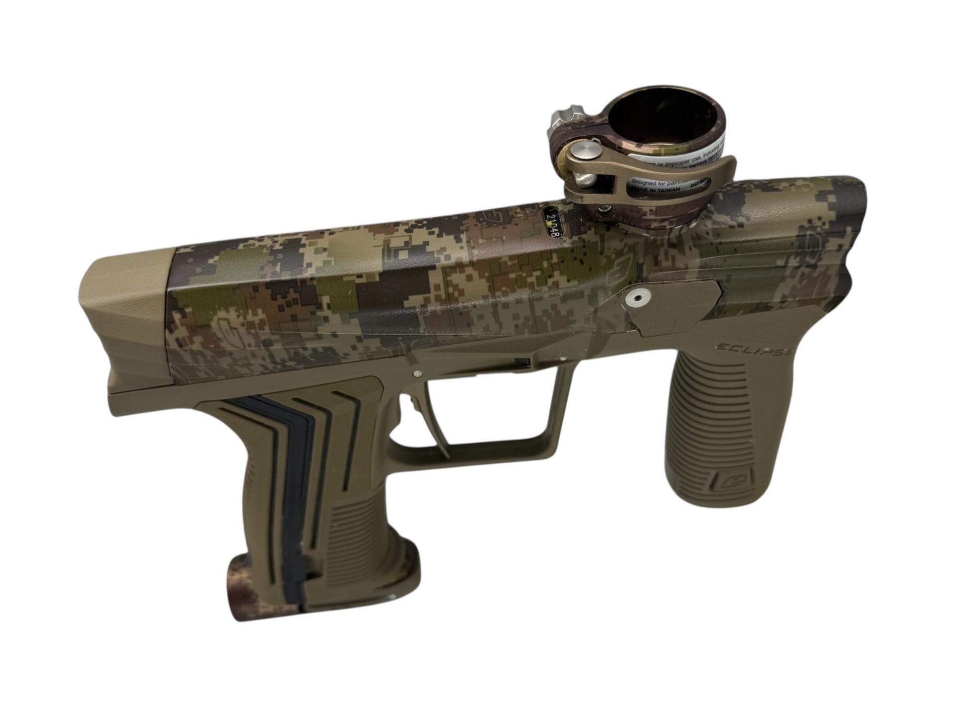 Used Planet Eclipse Etha 2 Paintball Gun Camo Paintball Gun from CPXBrosPaintball Buy/Sell/Trade Paintball Markers, New Paintball Guns, Paintball Hoppers, Paintball Masks, and Hormesis Headbands
