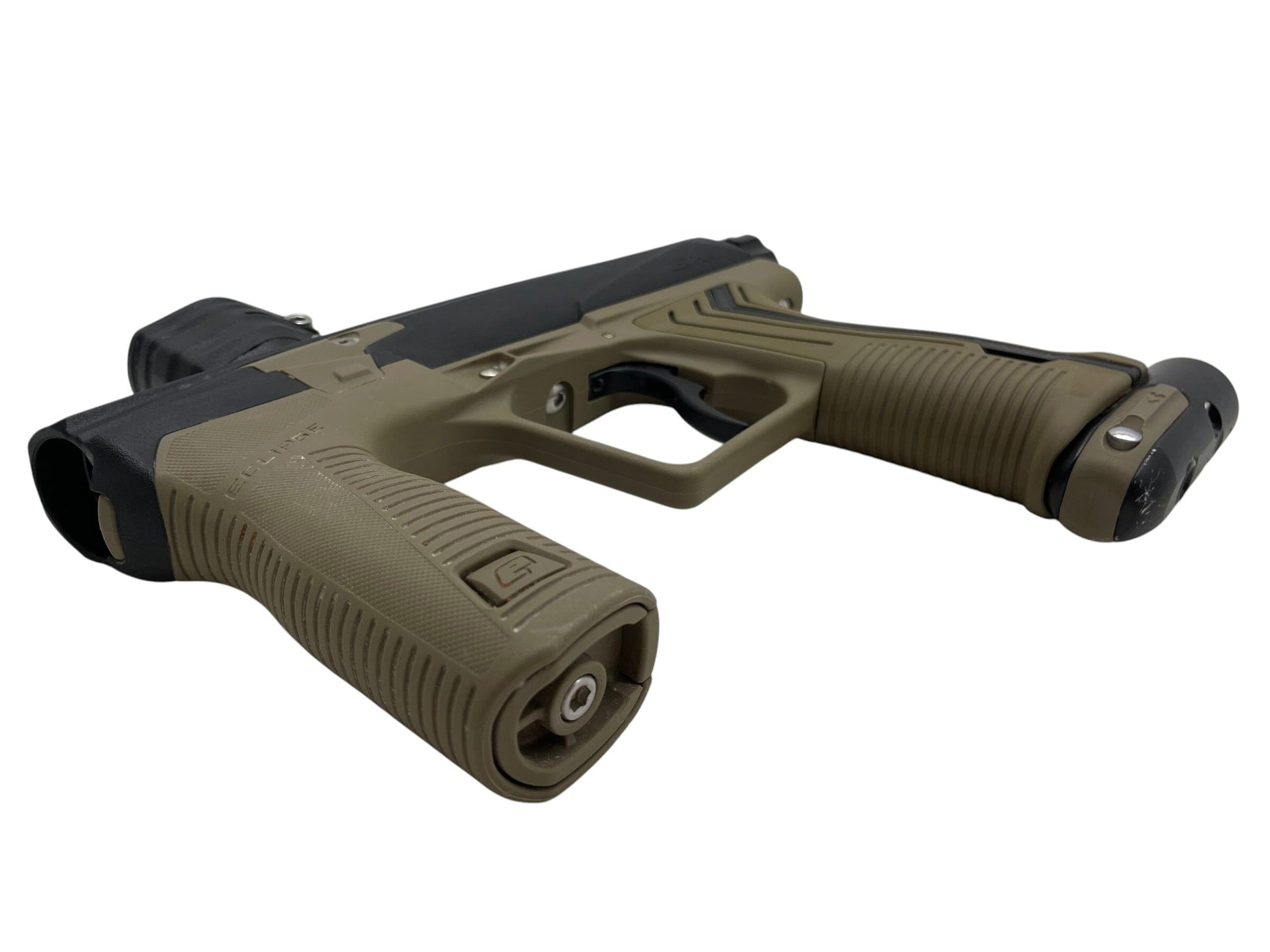 Used Planet Eclipse Etha 2 Pal Black/Tan Paintball Gun Paintball Gun from CPXBrosPaintball Buy/Sell/Trade Paintball Markers, New Paintball Guns, Paintball Hoppers, Paintball Masks, and Hormesis Headbands