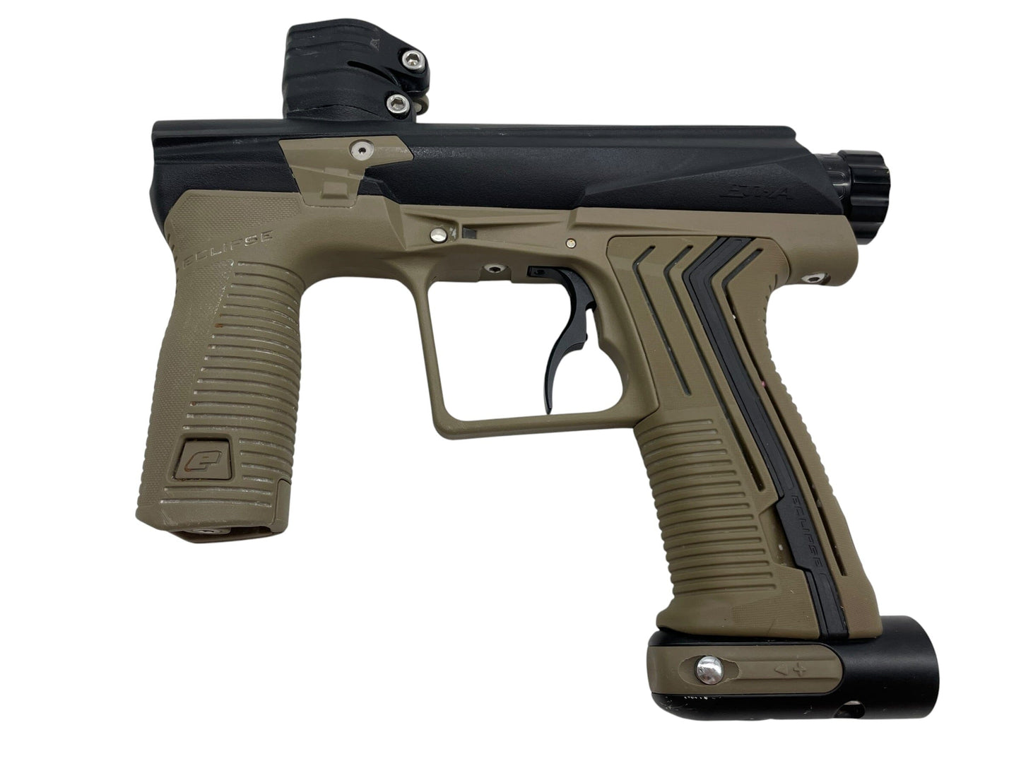 Used Planet Eclipse Etha 2 Pal Black/Tan Paintball Gun Paintball Gun from CPXBrosPaintball Buy/Sell/Trade Paintball Markers, New Paintball Guns, Paintball Hoppers, Paintball Masks, and Hormesis Headbands