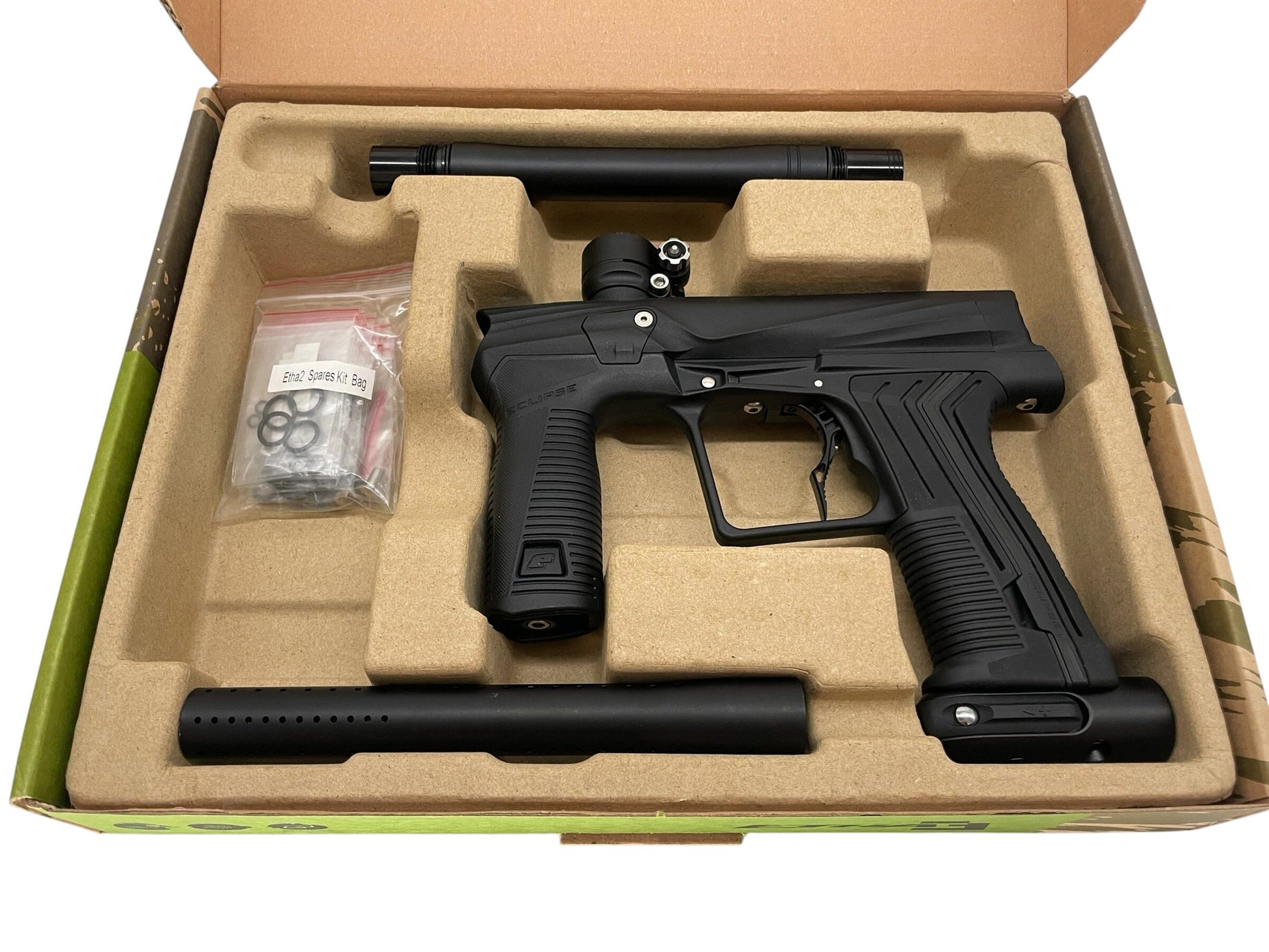 Used Planet Eclipse Etha 3 Black Paintball Gun Paintball Gun from CPXBrosPaintball Buy/Sell/Trade Paintball Markers, New Paintball Guns, Paintball Hoppers, Paintball Masks, and Hormesis Headbands