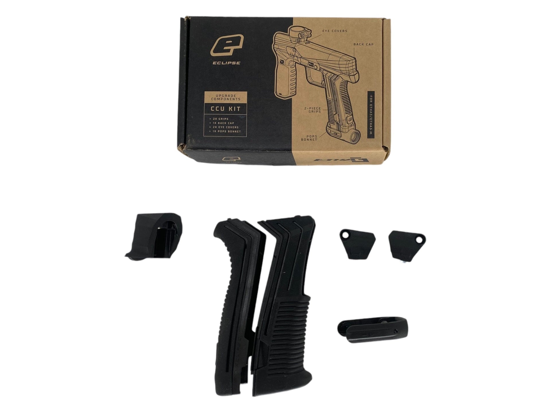 Used Planet Eclipse Etha 3 Etha 3M Color Contrast Upgrade CCU Kit - Black Paintball Gun from CPXBrosPaintball Buy/Sell/Trade Paintball Markers, New Paintball Guns, Paintball Hoppers, Paintball Masks, and Hormesis Headbands